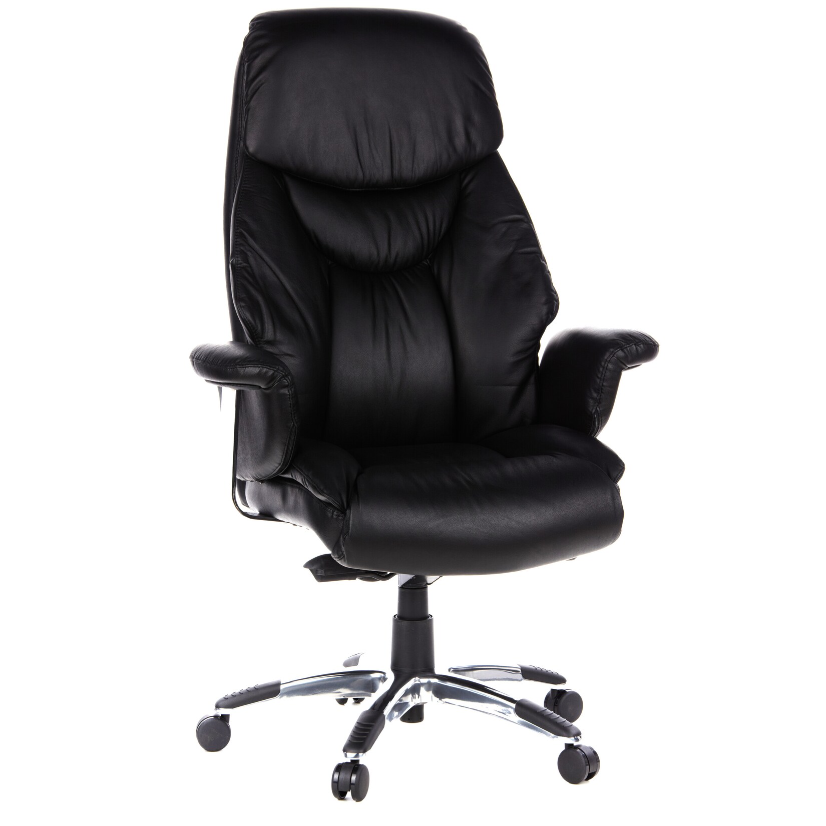 hjh OFFICE Luxus Chefsessel PRADO Leder mit Armlehnen