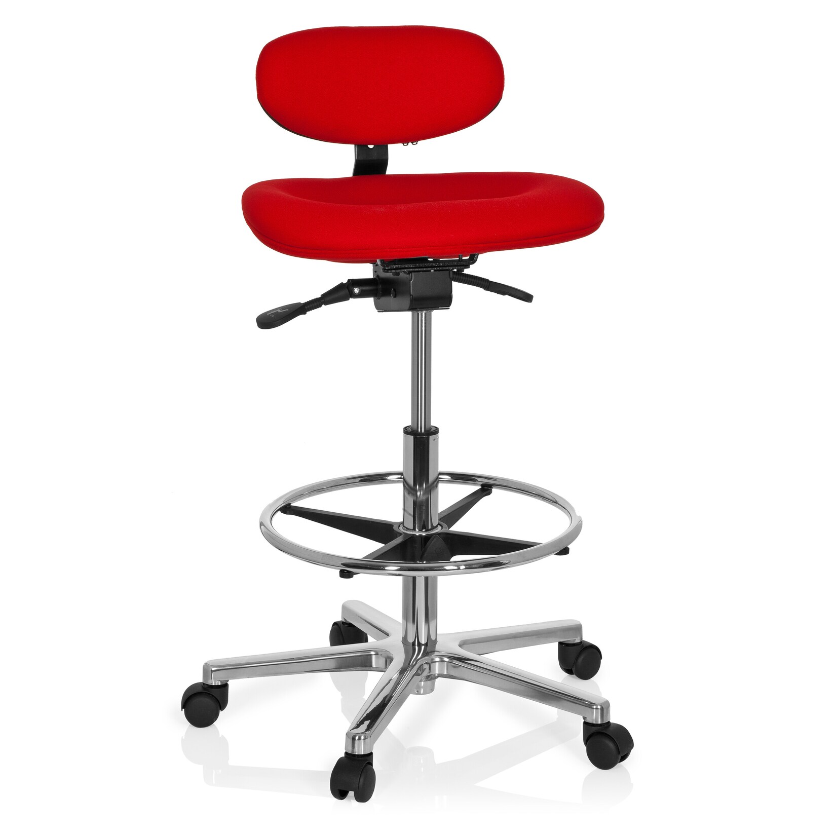 hjh OFFICE Counterstuhl WORK MF Stoff ohne Armlehnen