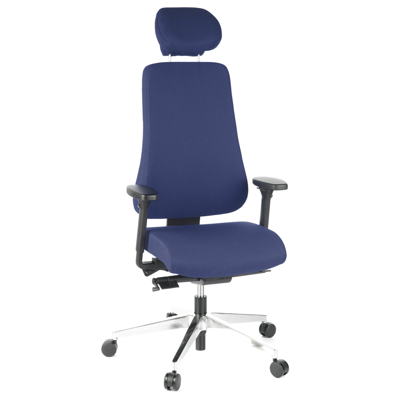 hjh OFFICE Profi Bürostuhl PRO-TEC 400 Stoff mit Armlehnen (höhenverstellbar)
