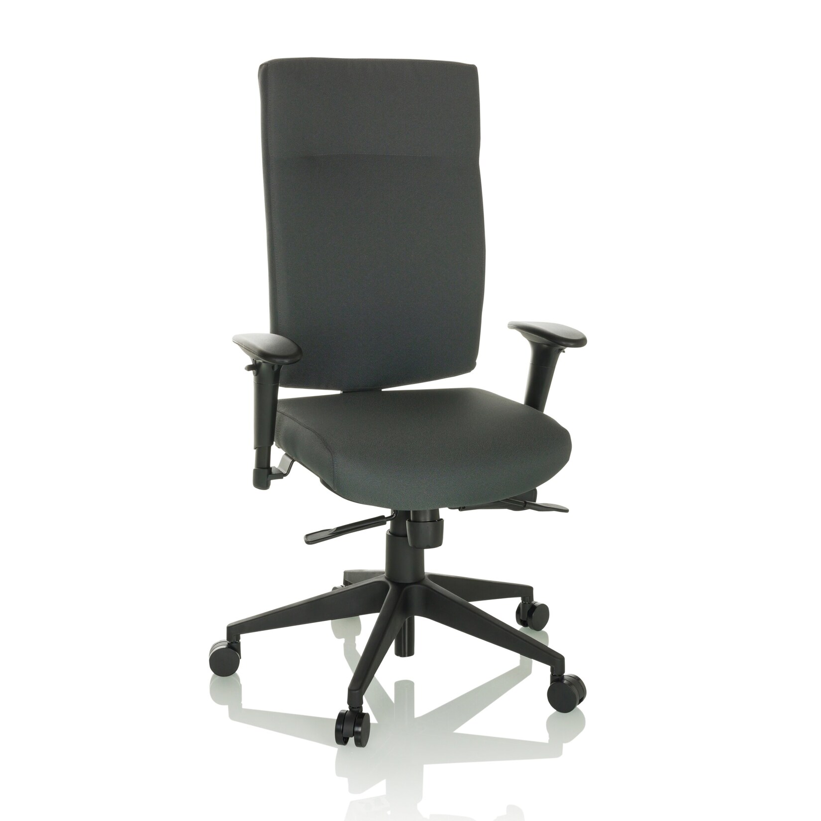 hjh OFFICE Profi Bürostuhl PRO-TEC 300 Stoff mit Armlehnen (höhenverstellbar)