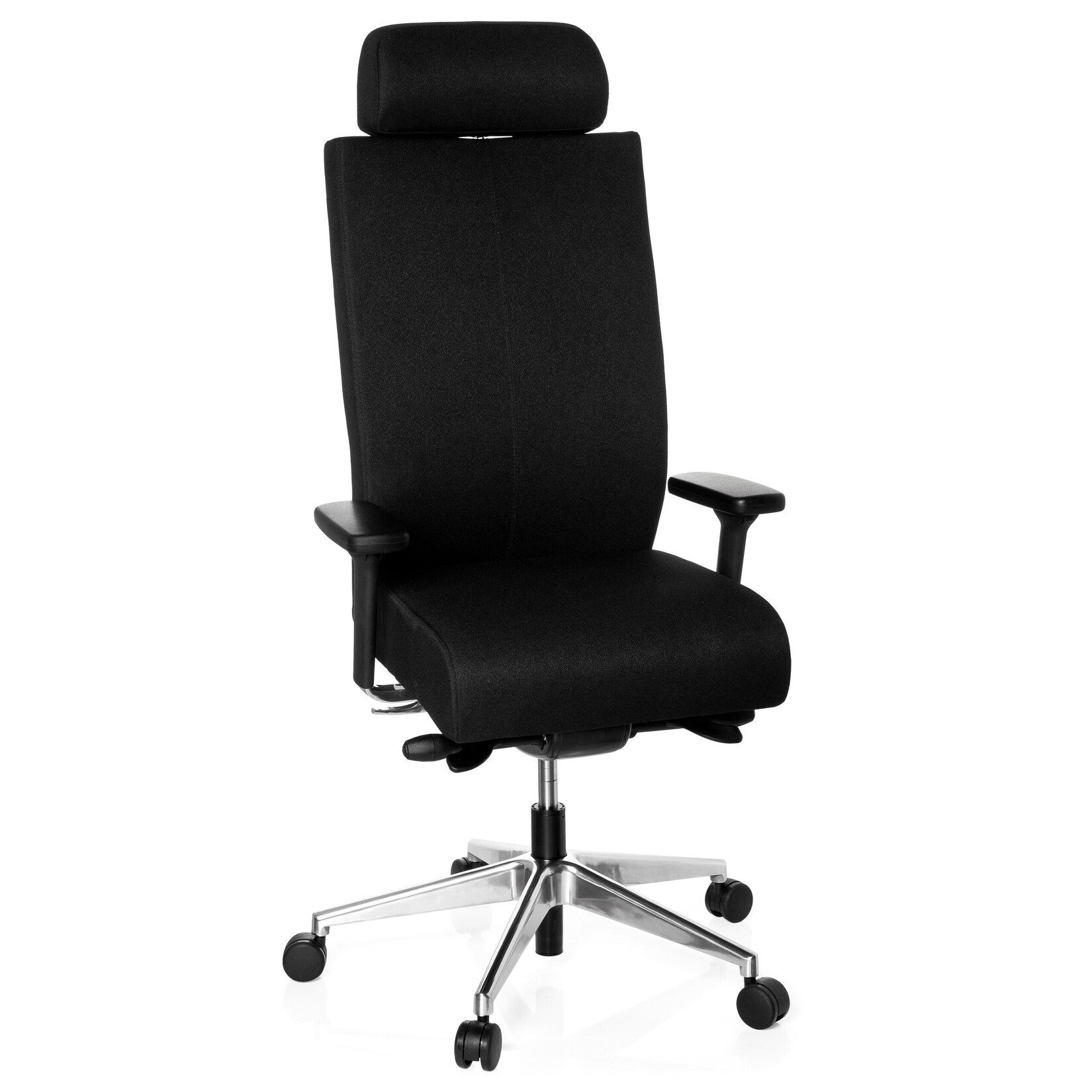 hjh OFFICE Profi Bürostuhl PRO-TEC XXL Stoff mit Armlehnen (höhenverstellbar) | 04260284082703
