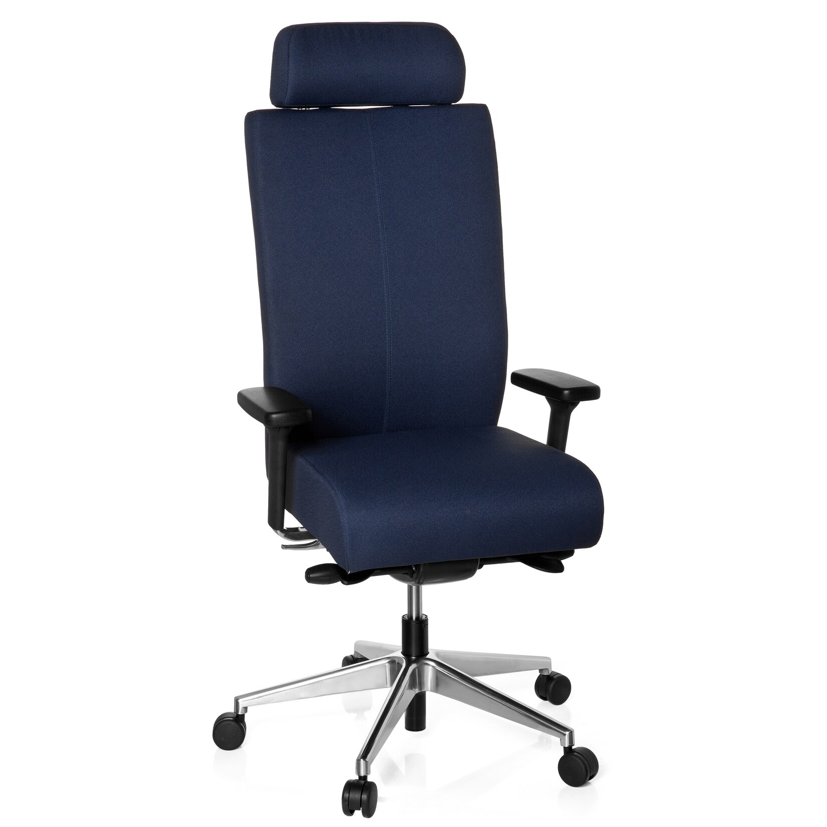 hjh OFFICE Profi Bürostuhl PRO-TEC XXL Stoff mit Armlehnen (höhenverstellbar)