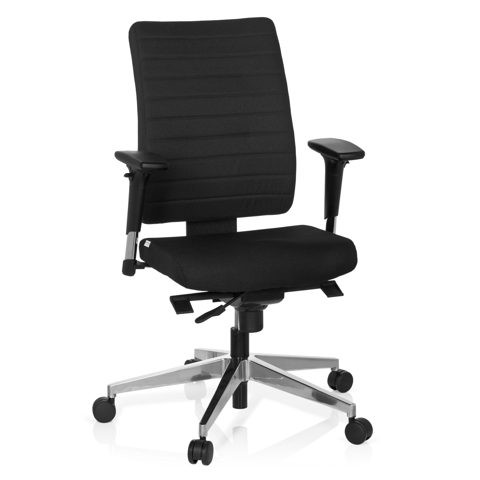 hjh OFFICE Profi Bürostuhl PRO-TEC 350 Stoff mit Armlehnen (höhenverstellbar)