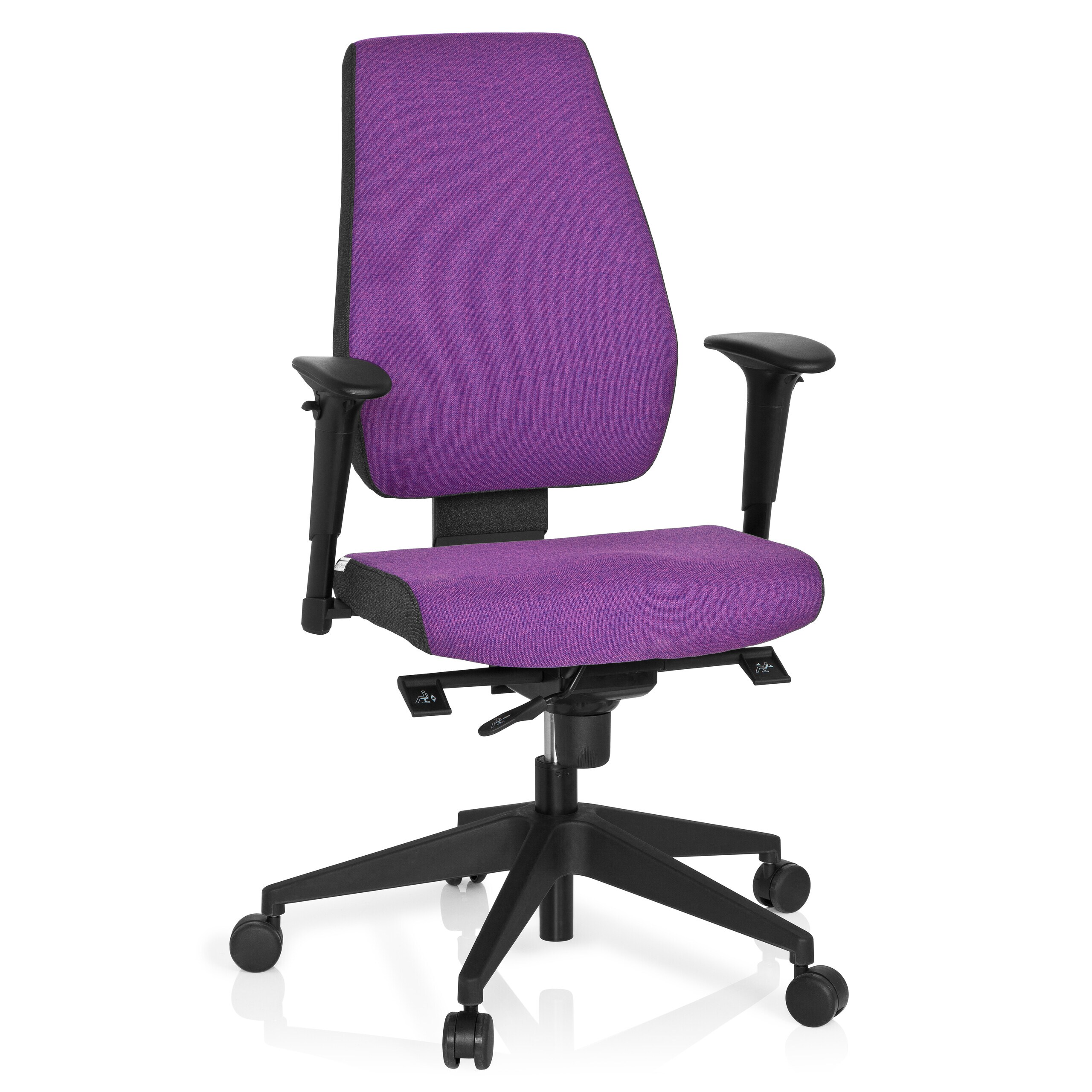 hjh OFFICE Profi B&uuml;rostuhl PRO-TEC 500 Stoff mit Armlehnen (h&ouml;henverstellbar) - Bild 1