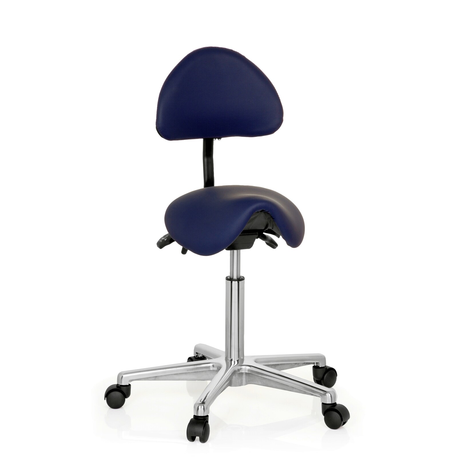 hjh OFFICE Sattelhocker TOP WORK 20 Kunstleder ohne Armlehnen