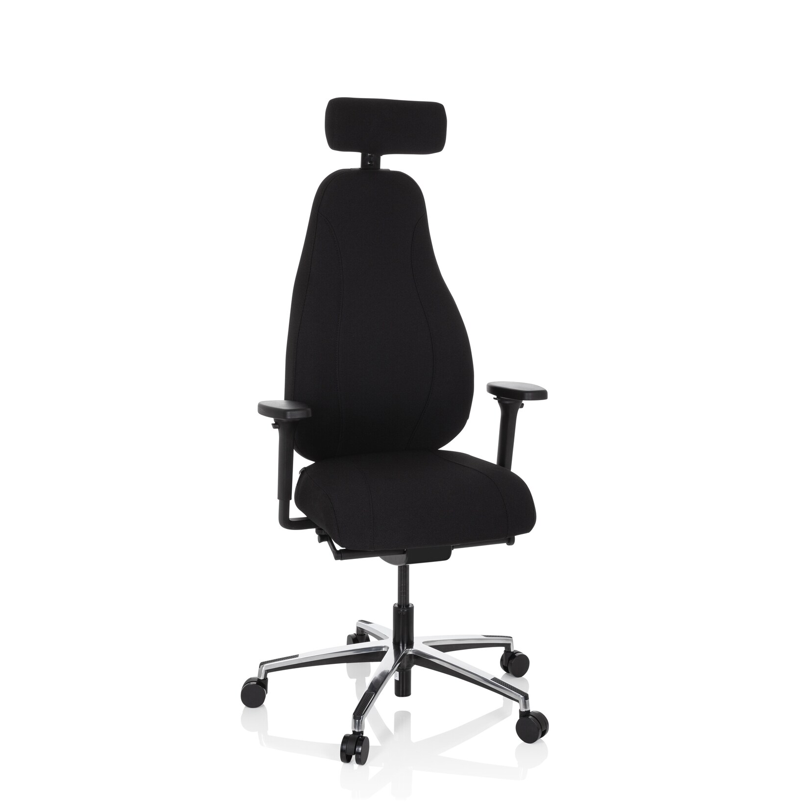 High End Bürostuhl RESISTIO Stoff mit Armlehnen (höhenverstellbar) hjh OFFICE