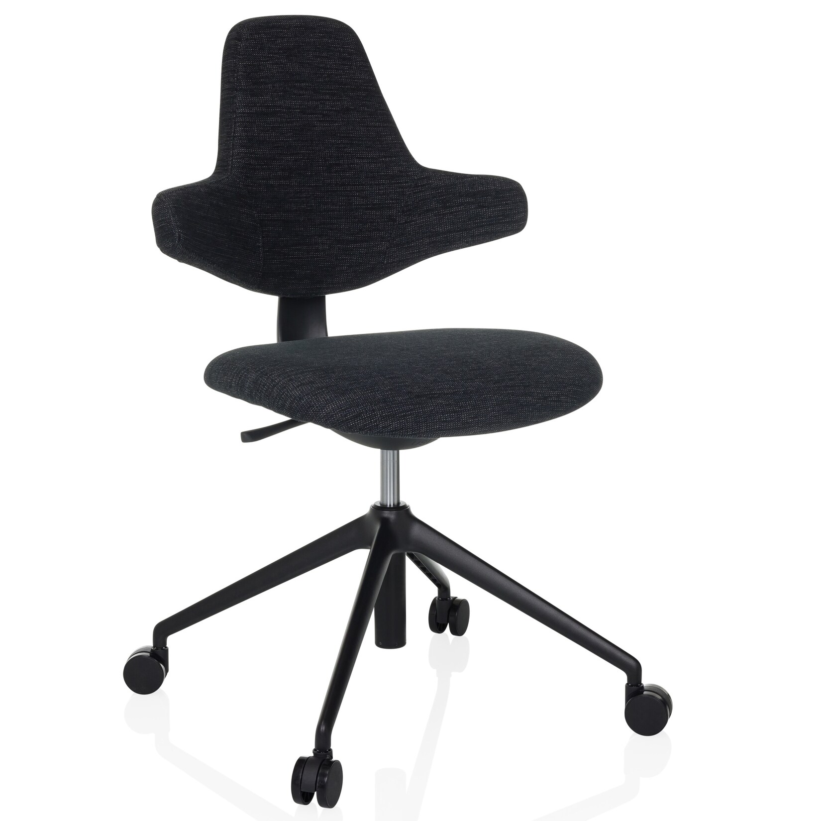 hjh OFFICE Profi Bürostuhl PALIANO Stoff ohne Armlehnen