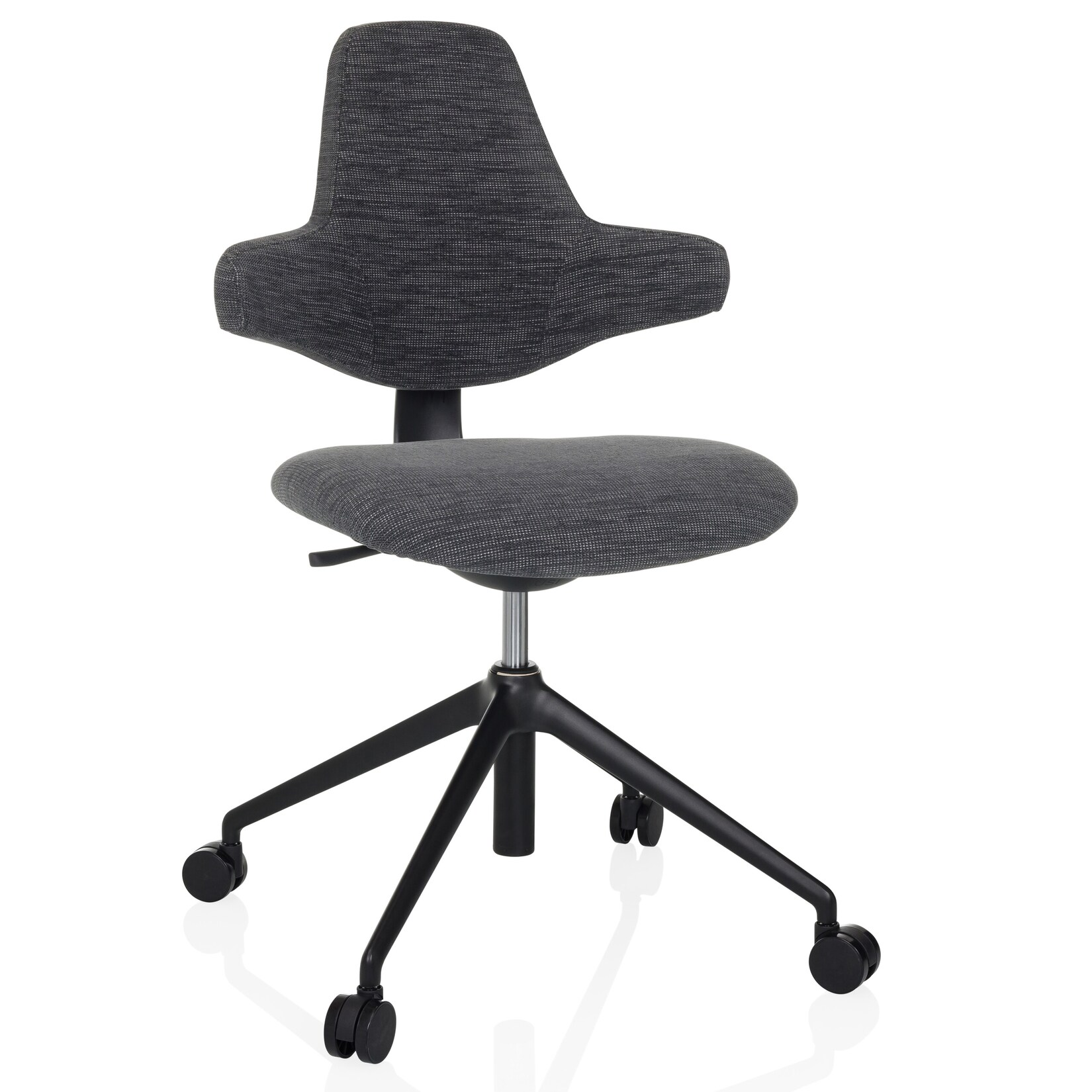 hjh OFFICE Profi Bürostuhl PALIANO Stoff ohne Armlehnen