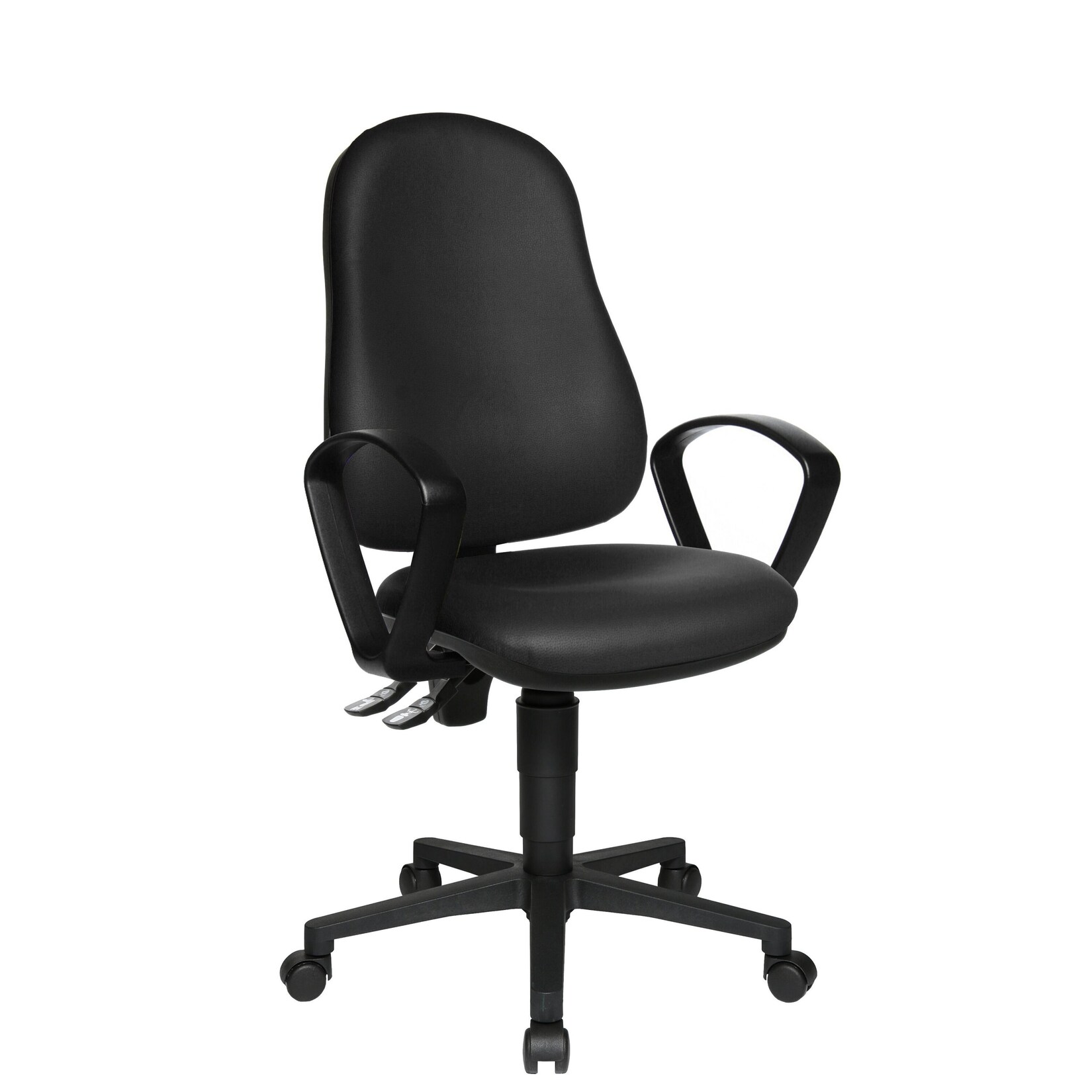 Topstar Profi Bürostuhl CALIFORNIA 25 HD Kunstleder mit Armlehnen (nicht höhenverstellbar)