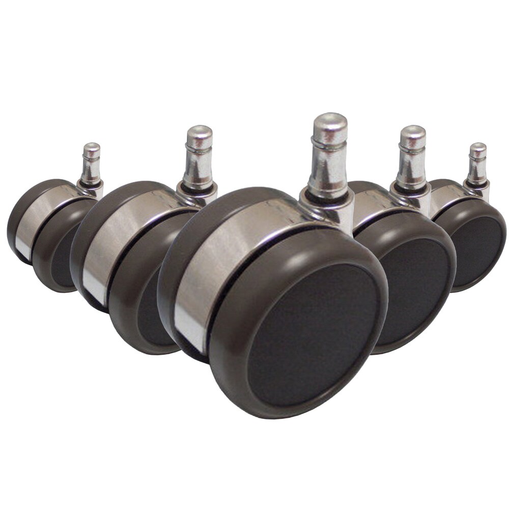 hjh OFFICE Stuhlrollen 5x ROLO LUX 11mm/65mm Metall, Kunststoff | 04260182537701