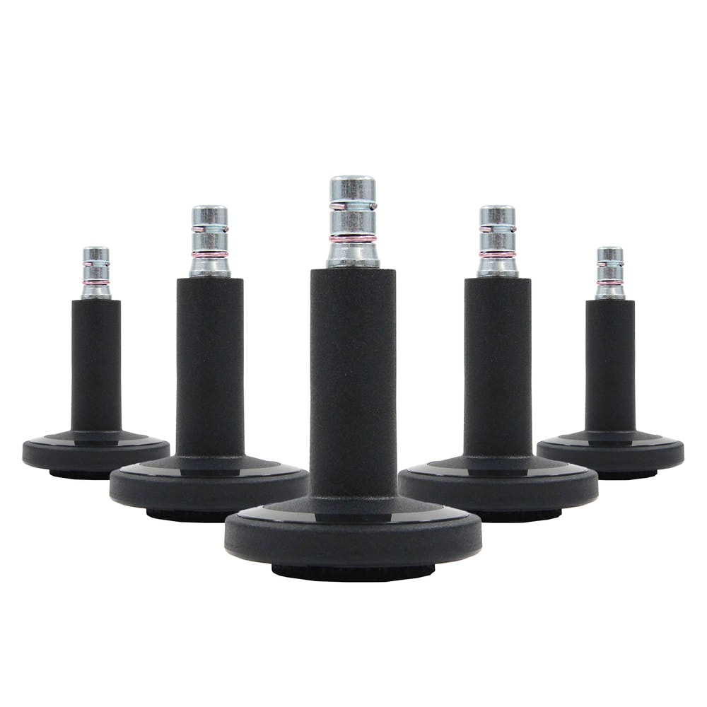 hjh OFFICE Stuhlrollen STATO-M Metall, Kunststoff - Bild 1