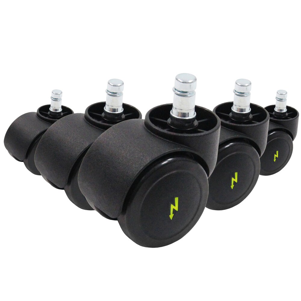 hjh OFFICE Stuhlrollen 5x ROLO ESD 11mm/50mm Metall, Kunststoff - Bild 1