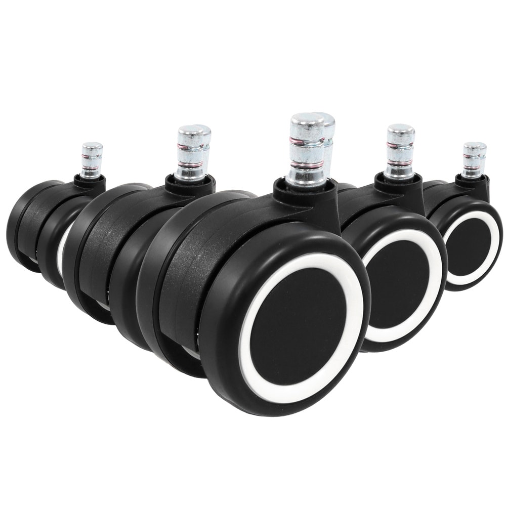 hjh OFFICE Stuhlrollen 5x ROLO COLOR 60 11mm/60mm Metall, Kunststoff - Bild 1