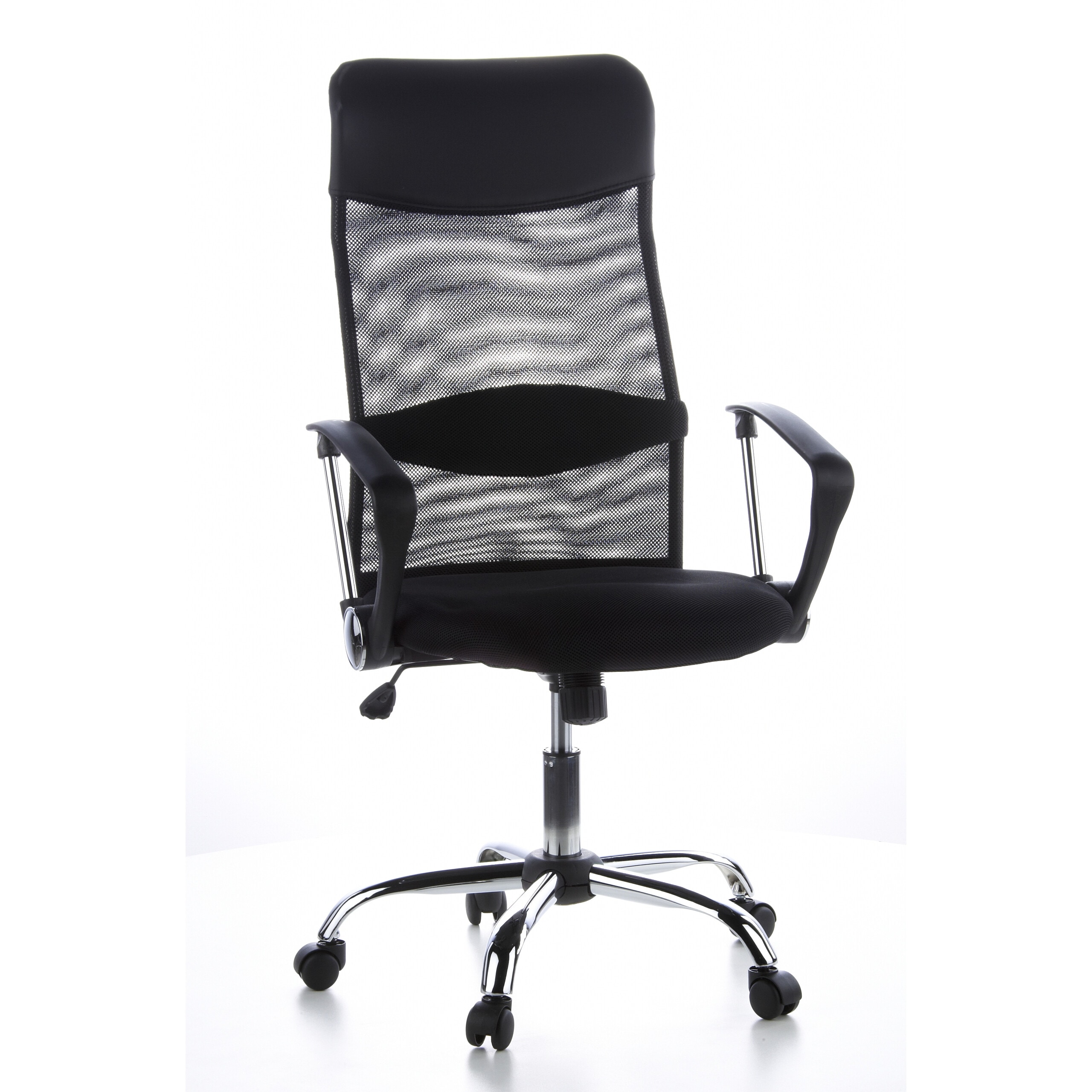 hjh OFFICE Home Office Chefsessel ARIA HIGH Kunstleder/Netzstoff mit Armlehnen - Bild 1