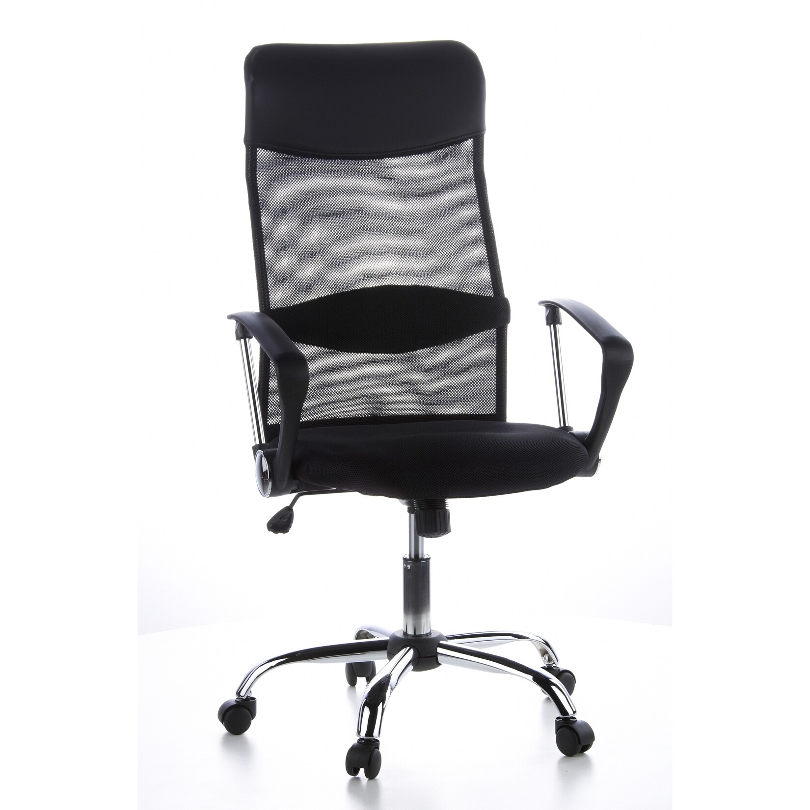 hjh OFFICE Home Office Chefsessel ARIA HIGH Kunstleder/Netzstoff mit Armlehnen | 04260182534984