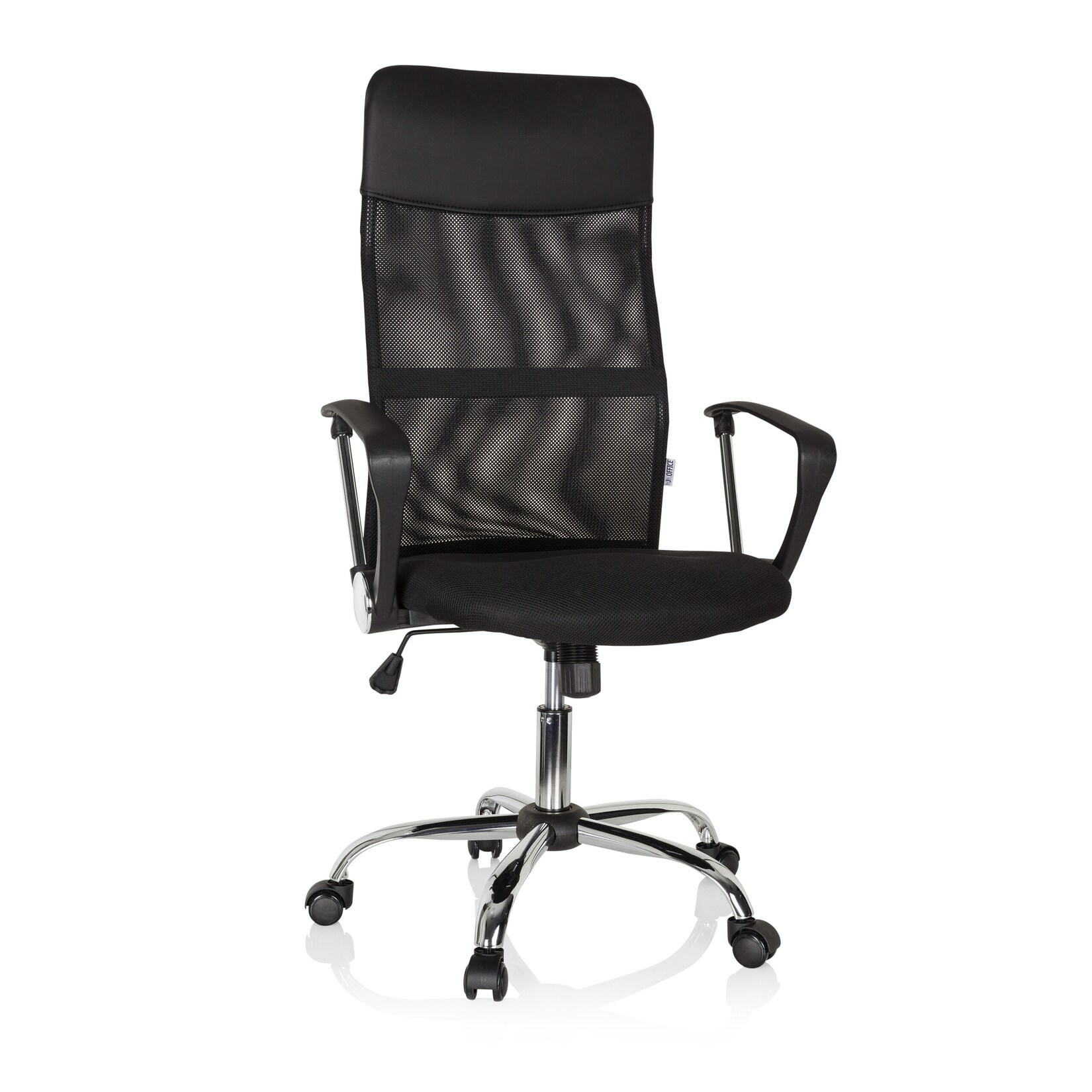 hjh OFFICE Home Office Chefsessel PURE NET Kunstleder/Netzstoff mit Armlehnen | 04251084668433