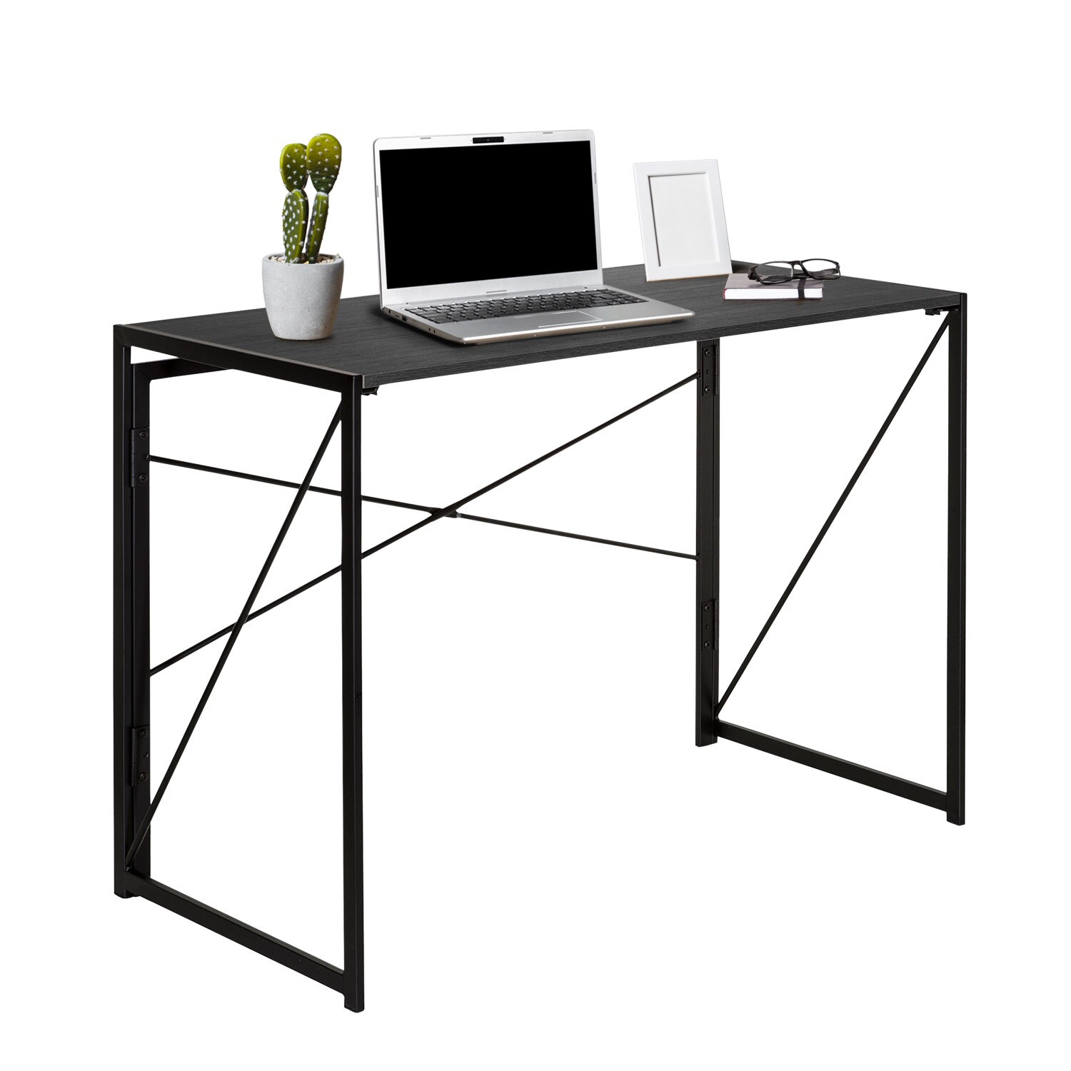 hjh OFFICE Klappschreibtisch EASY UP MULTI Melaminharzbeschichtete Spanplatte, Metall - Bild 1