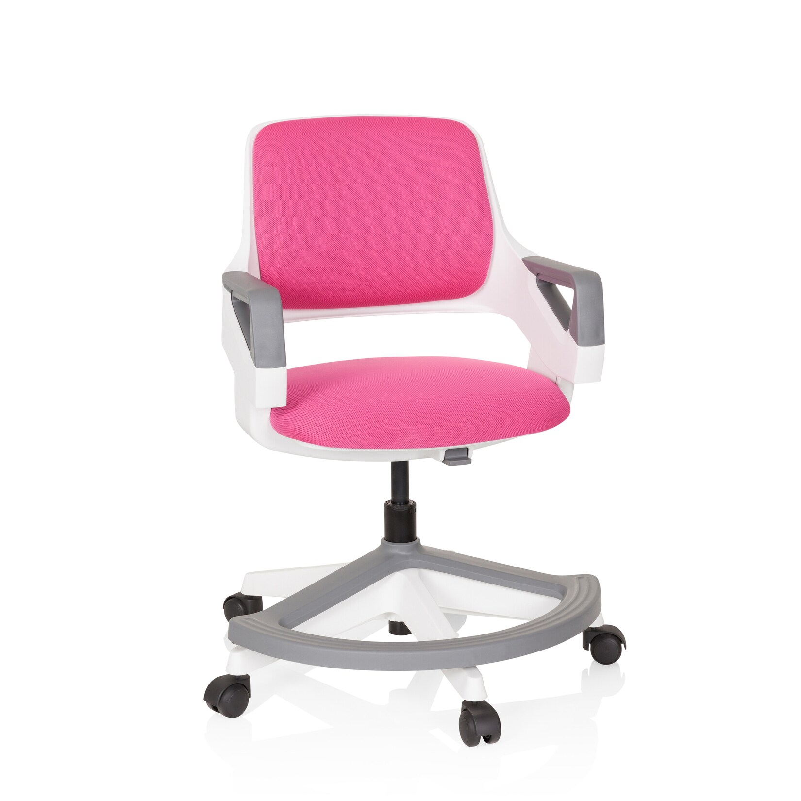 hjh OFFICE Kinderdrehstuhl KID FLEX Stoff mit Armlehnen