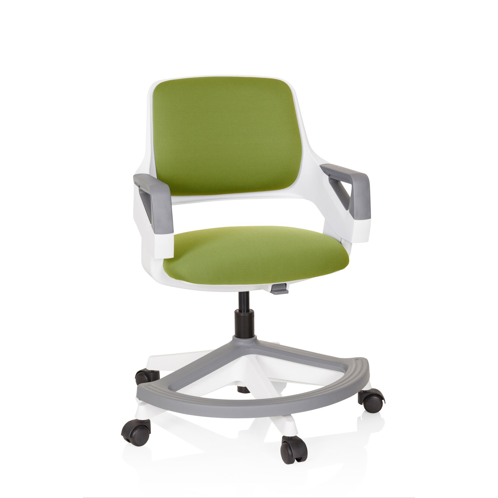 hjh OFFICE Kinderdrehstuhl KID FLEX Stoff mit Armlehnen | 04064323038948