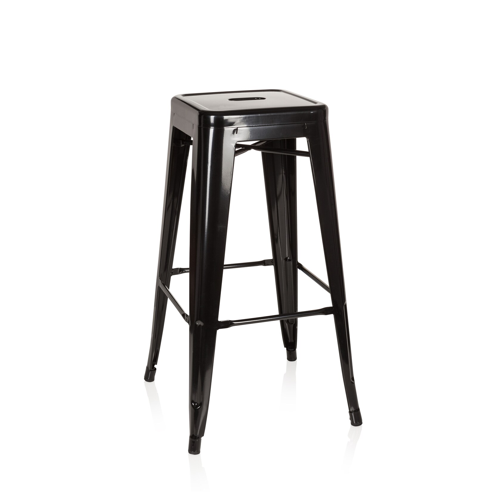 hjh OFFICE Barhocker VANTAGGIO HIGH Metall ohne Armlehnen