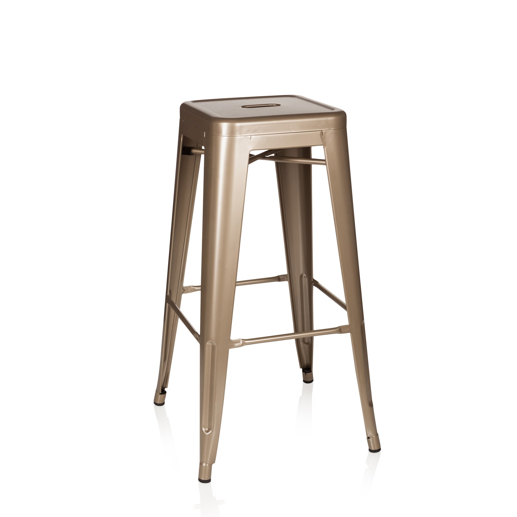hjh OFFICE Barhocker VANTAGGIO HIGH Metall ohne Armlehnen