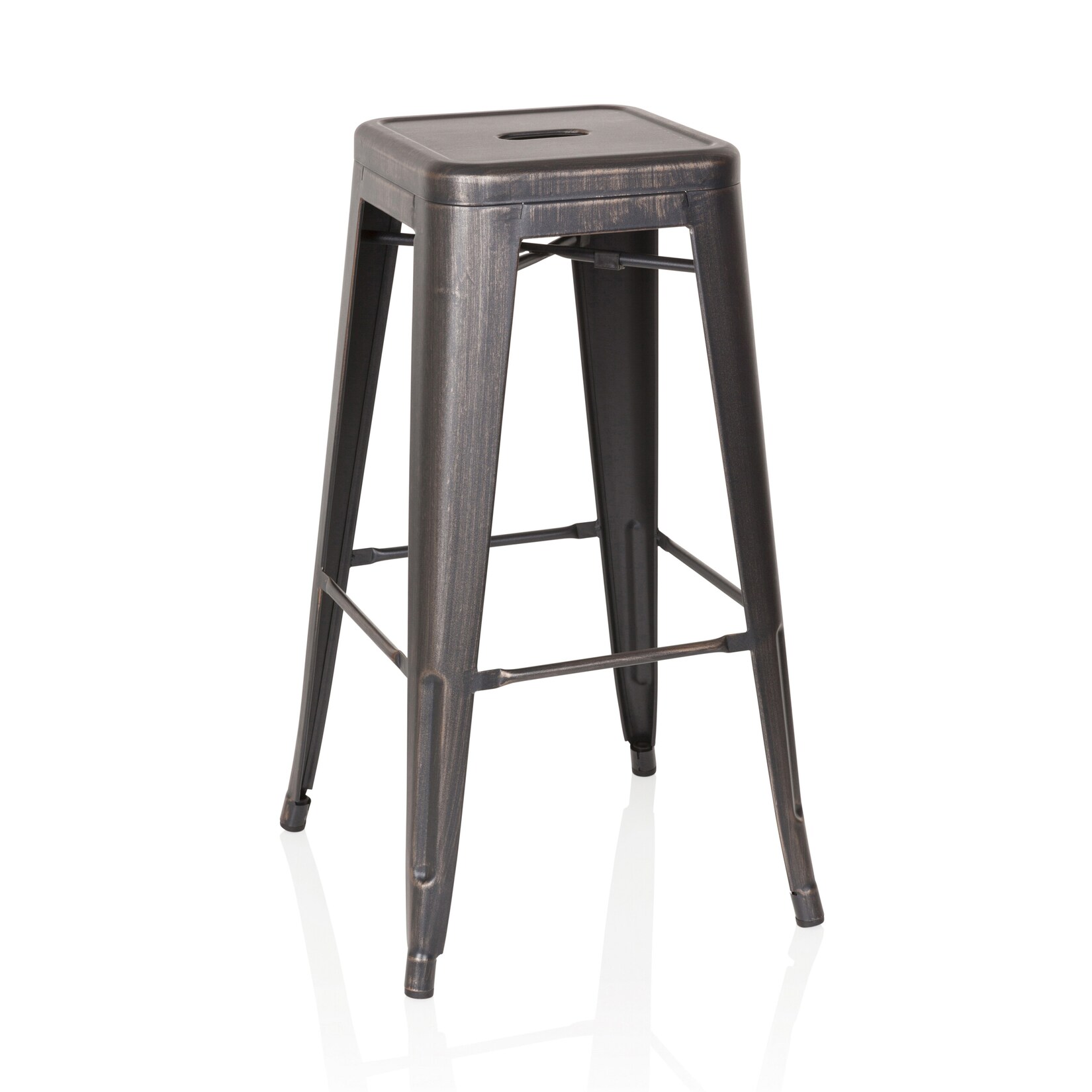 hjh OFFICE Barhocker VANTAGGIO HIGH Metall ohne Armlehnen