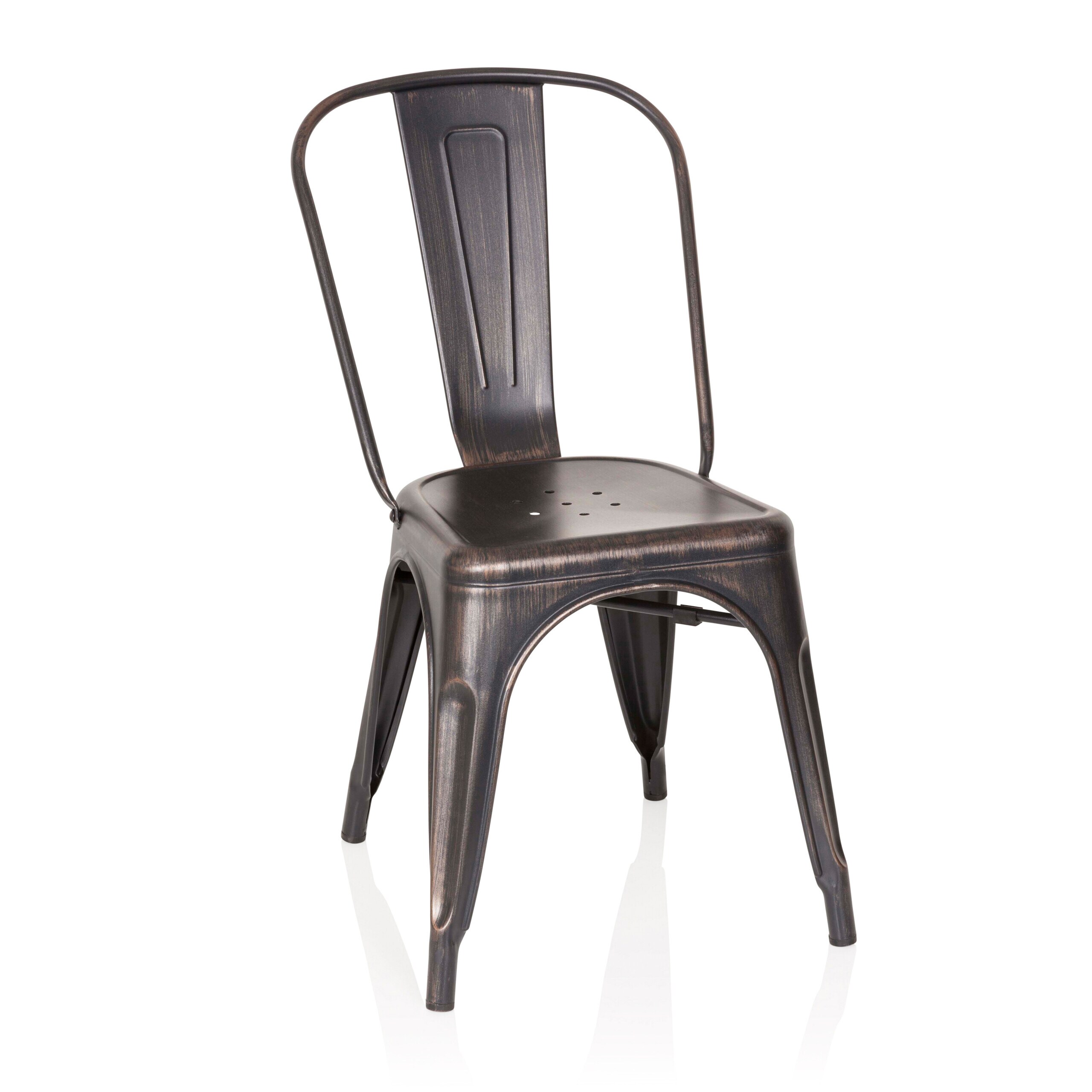 hjh OFFICE Bistrostuhl VANTAGGIO COMFORT Metall ohne Armlehnen - Bild 1