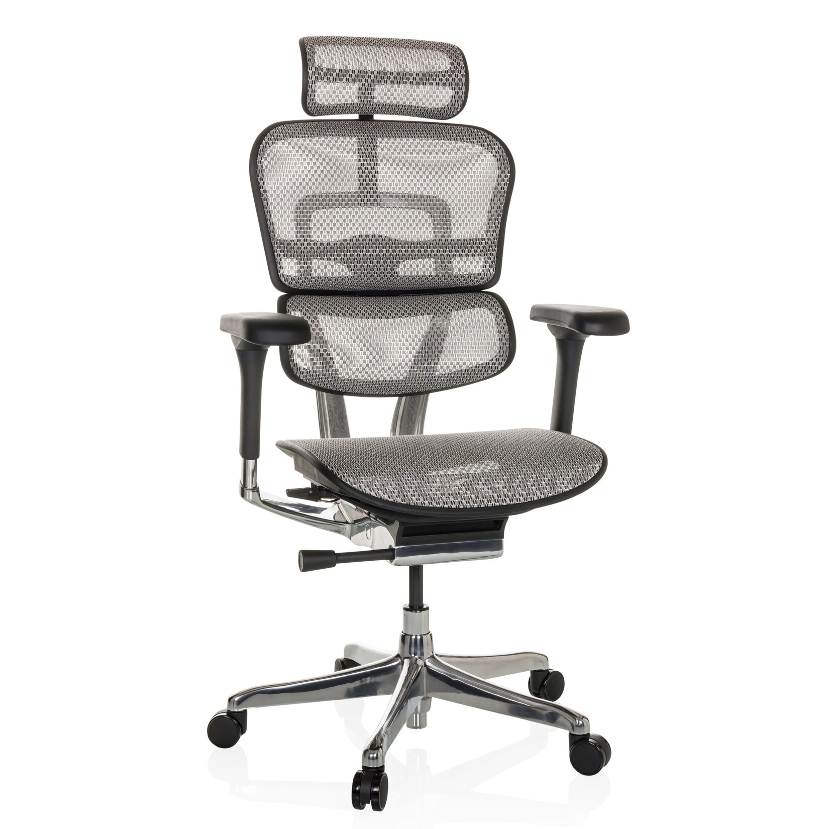 hjh OFFICE Luxus Chefsessel ERGOHUMAN GEN2 Netzstoff mit Armlehnen (höhenverstellbar)