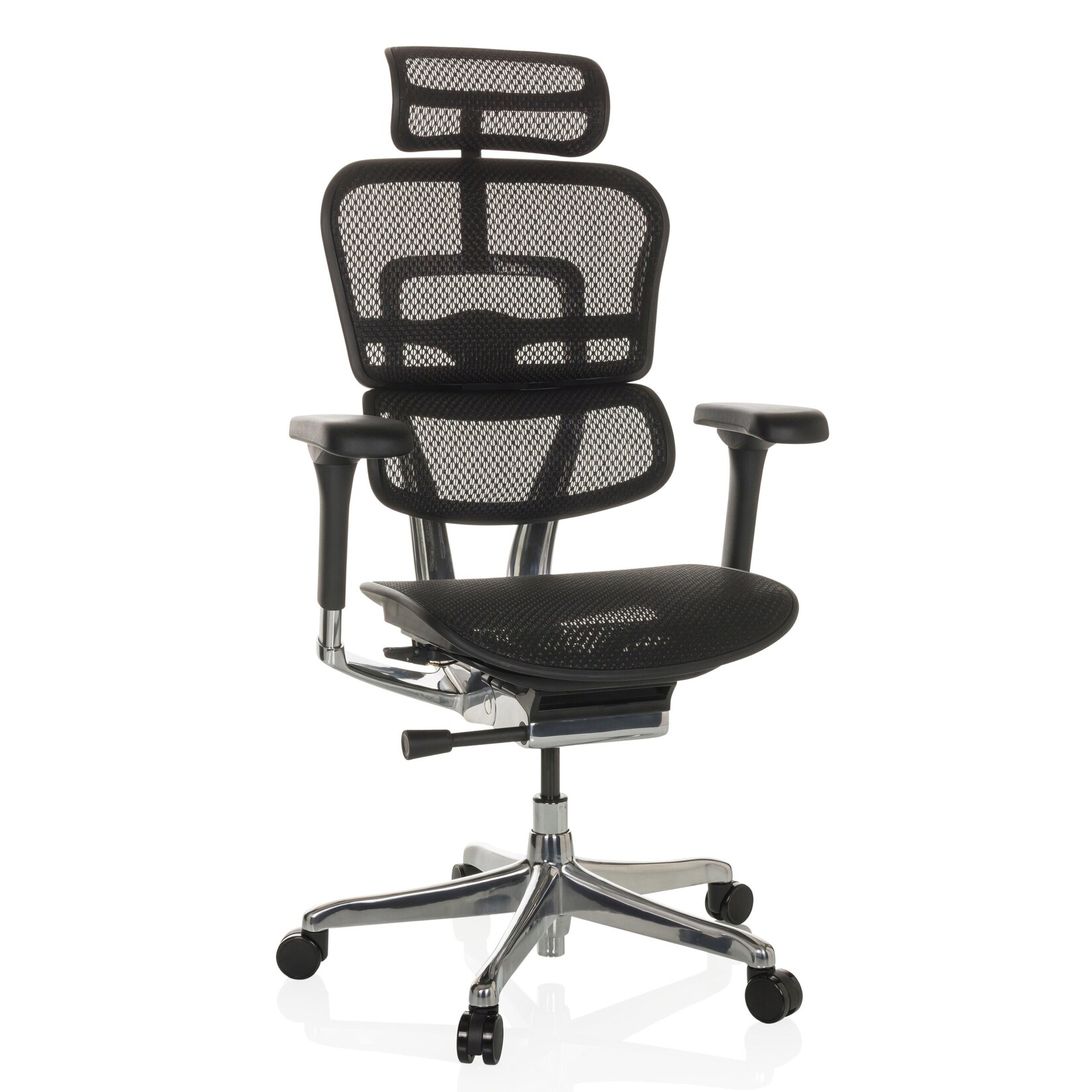 hjh OFFICE Luxus Chefsessel ERGOHUMAN GEN2 Netzstoff mit Armlehnen (höhenverstellbar)