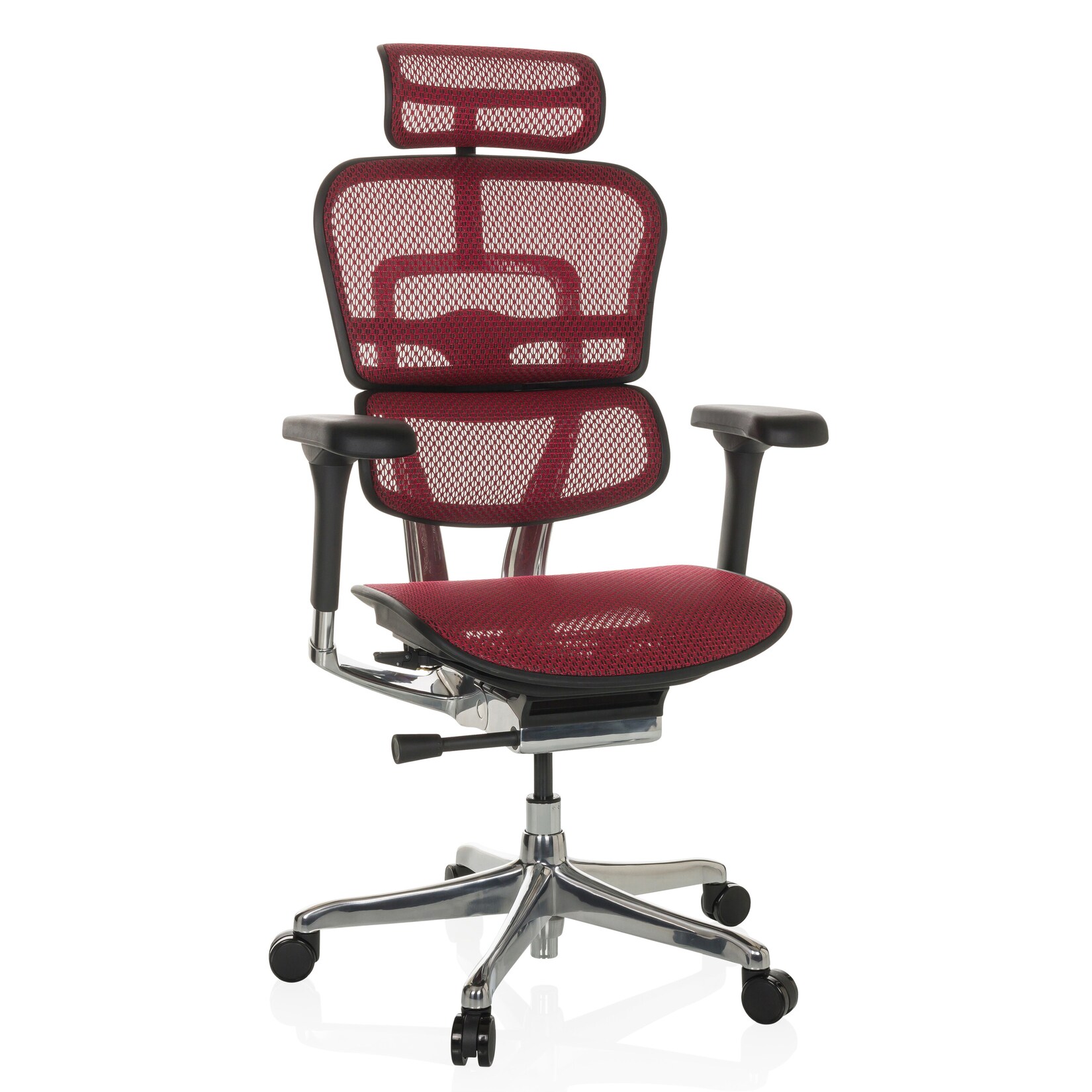 hjh OFFICE Luxus Chefsessel ERGOHUMAN GEN2 Netzstoff mit Armlehnen (höhenverstellbar)