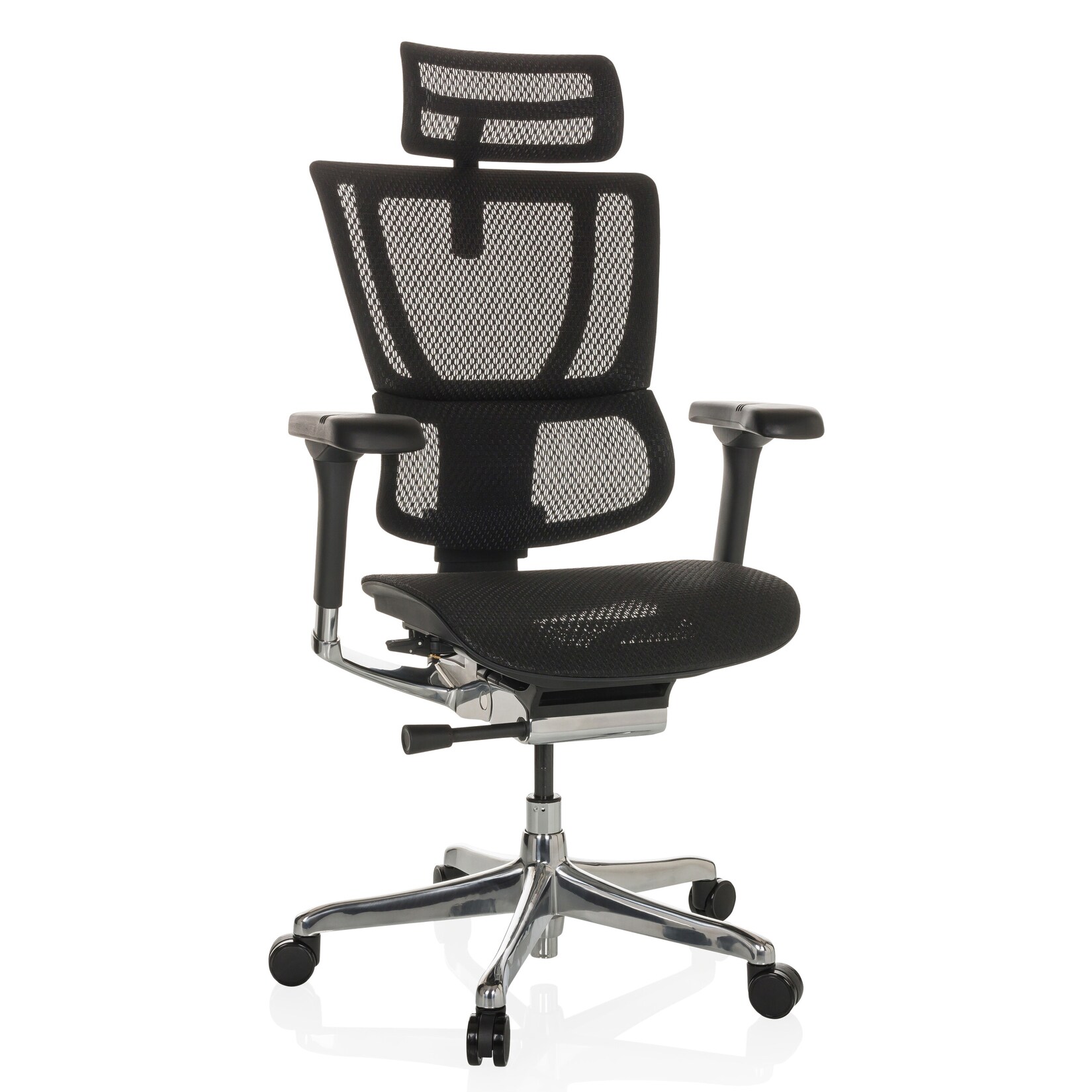 hjh OFFICE Luxus Chefsessel ERGOHUMAN SLIM GEN2 Netzstoff mit Armlehnen (höhenverstellbar) | 04064323035664
