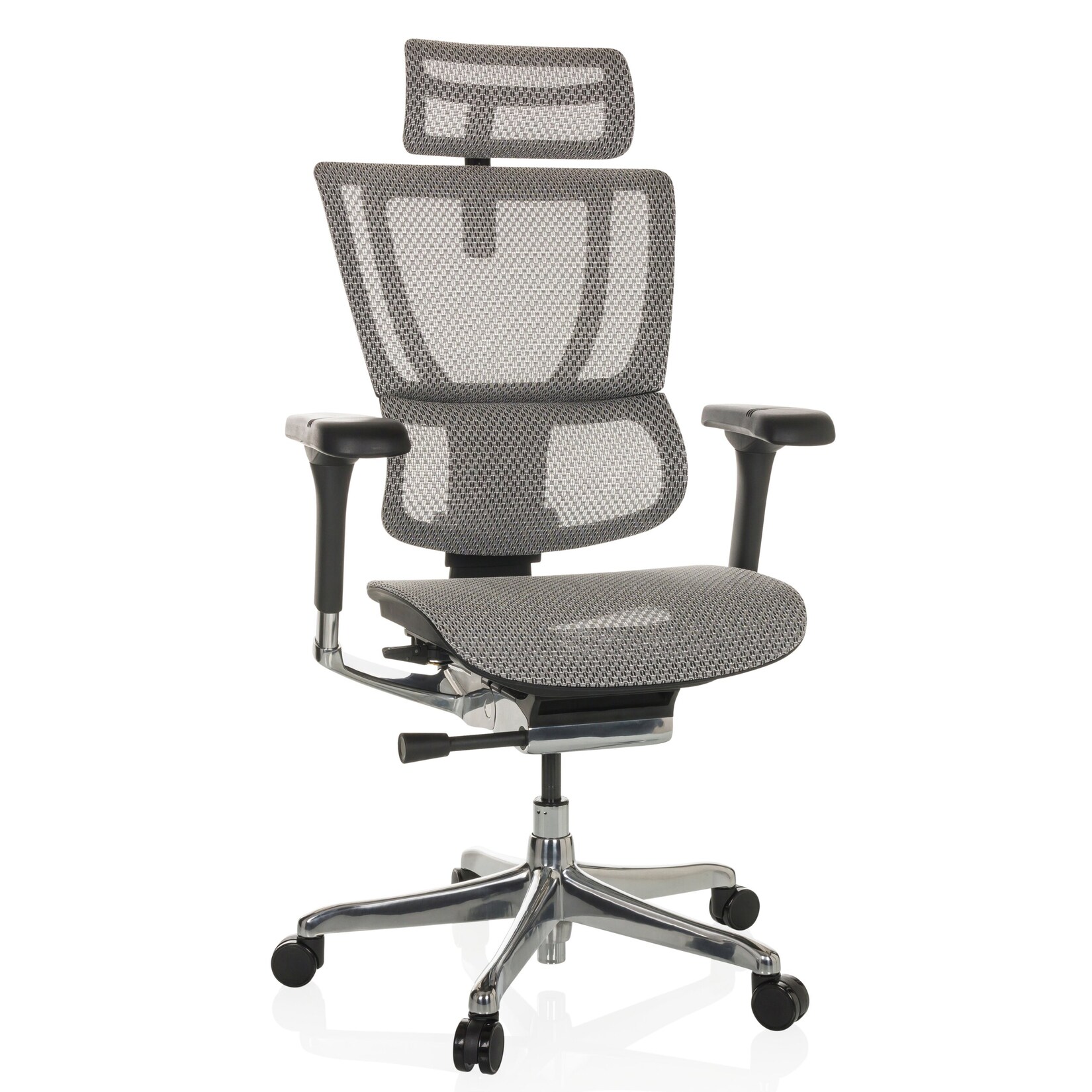hjh OFFICE Luxus Chefsessel ERGOHUMAN SLIM GEN2 Netzstoff mit Armlehnen (höhenverstellbar)
