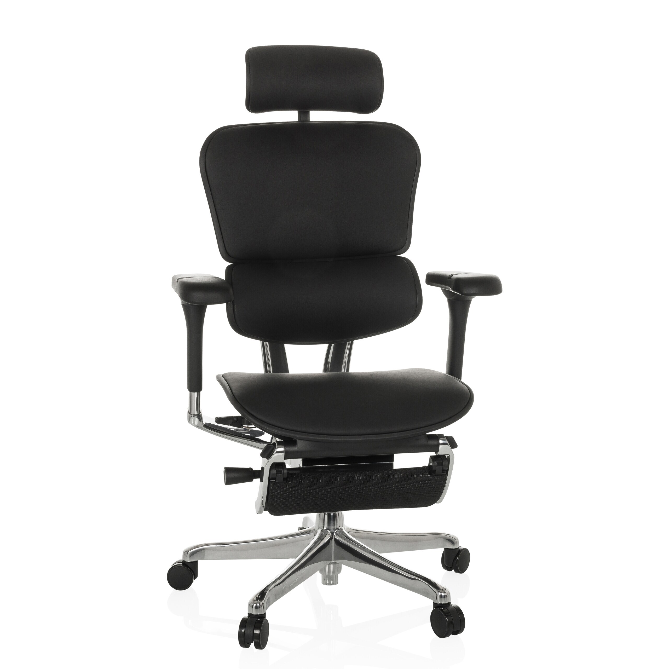 hjh OFFICE Luxus Chefsessel ERGOHUMAN PLUS LEGPRO GEN2 Leder mit Armlehnen (h&ouml;henverstellbar) - Bild 1
