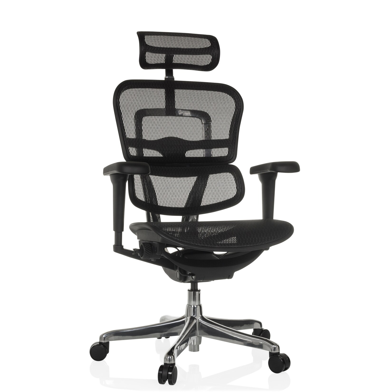 hjh OFFICE Luxus Chefsessel ERGOHUMAN ULTRA GEN2 Netzstoff mit Armlehnen (höhenverstellbar)