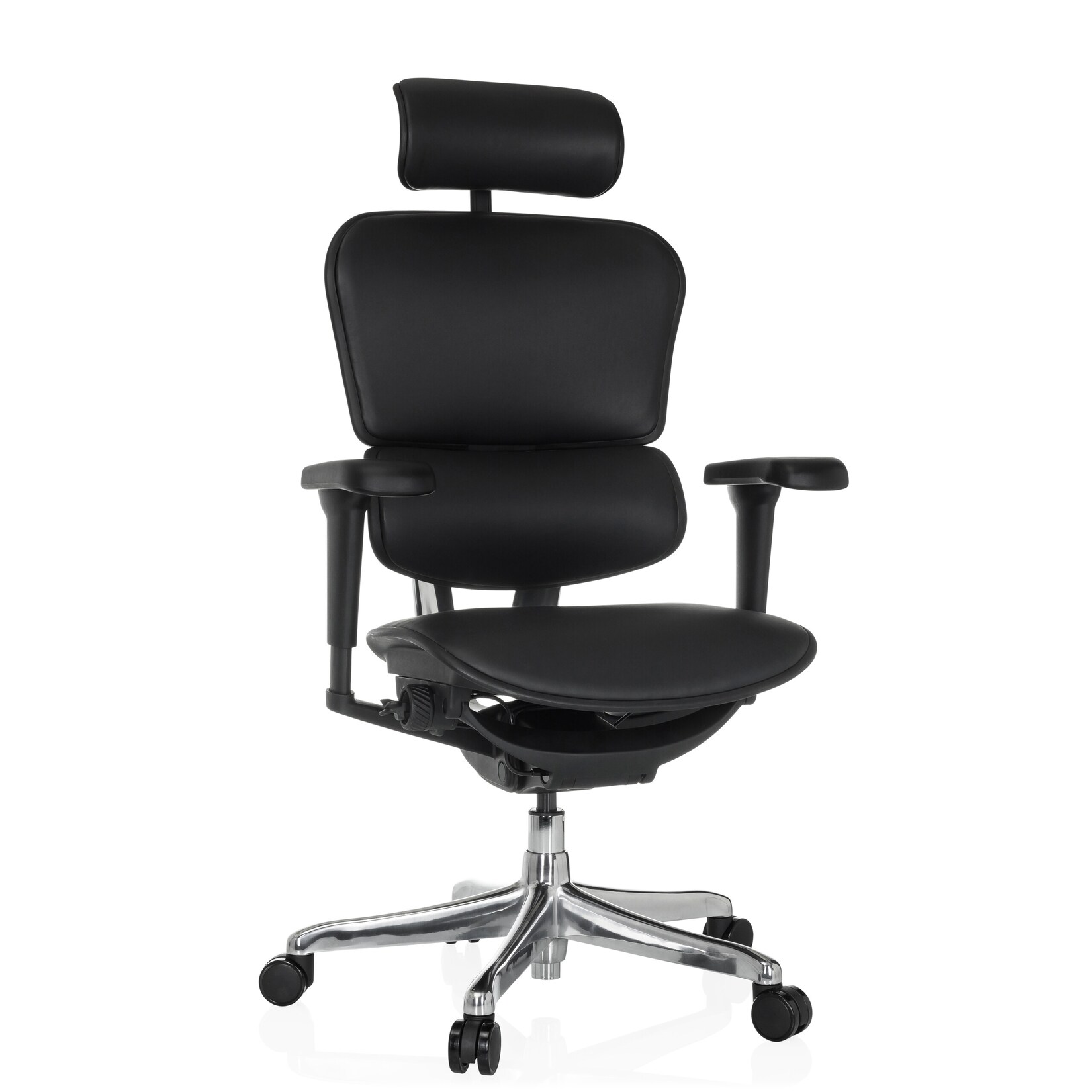 hjh OFFICE Luxus Chefsessel ERGOHUMAN ULTRA L GEN2 Leder mit Armlehnen (höhenverstellbar)