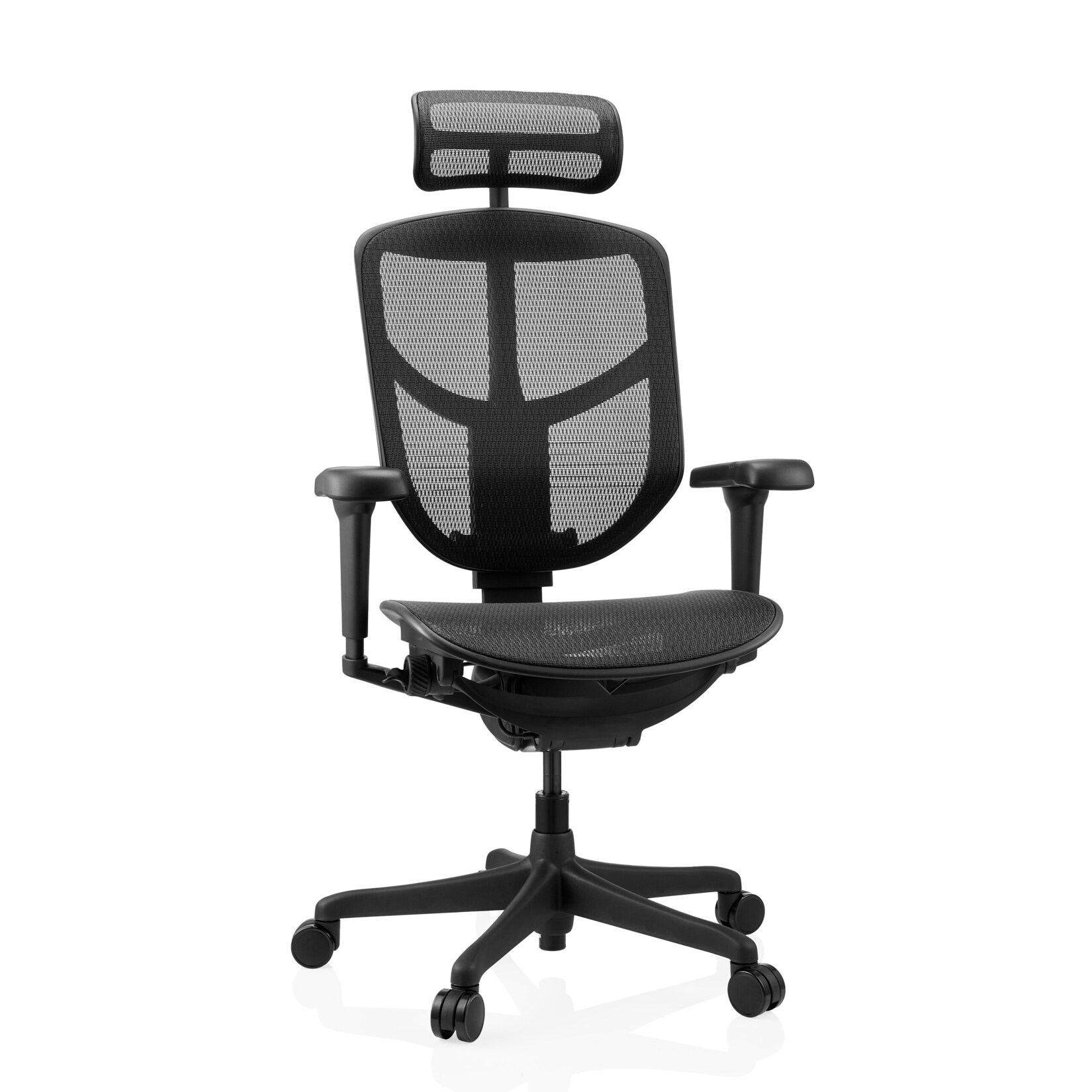 hjh OFFICE Profi Bürostuhl ENJOY ULTRA GEN2 Netzstoff mit Armlehnen (höhenverstellbar)