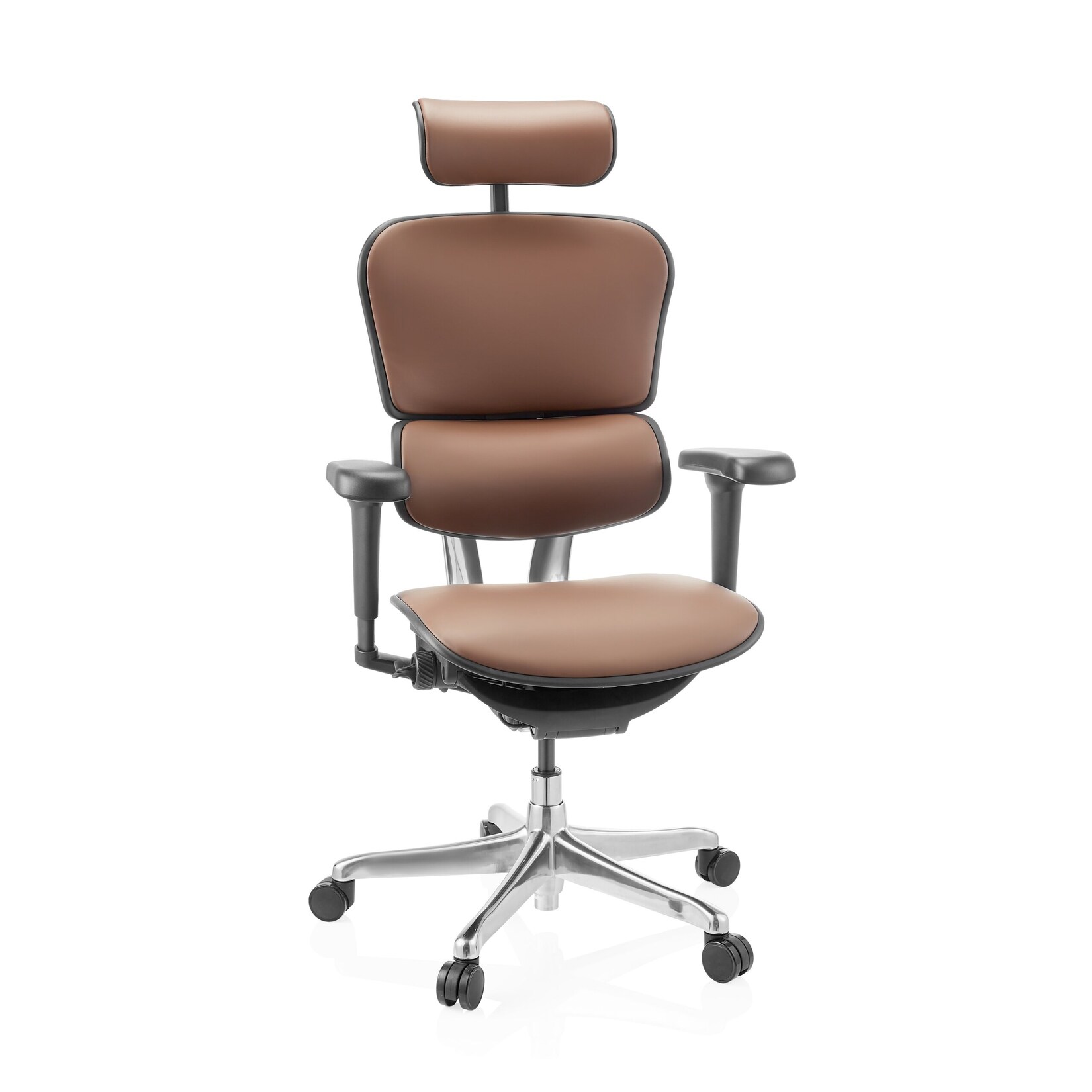 hjh OFFICE Luxus Chefsessel ERGOHUMAN ULTRA L GEN2 Leder mit Armlehnen (höhenverstellbar)