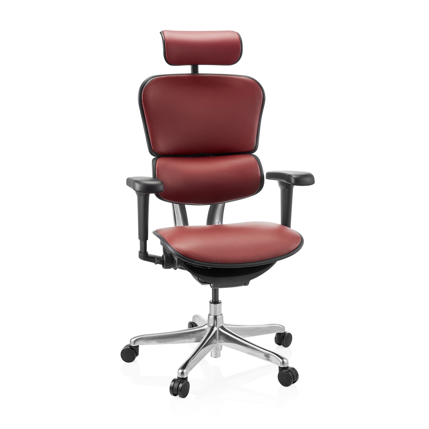 hjh OFFICE Luxus Chefsessel ERGOHUMAN ULTRA L GEN2 Leder mit Armlehnen (höhenverstellbar)