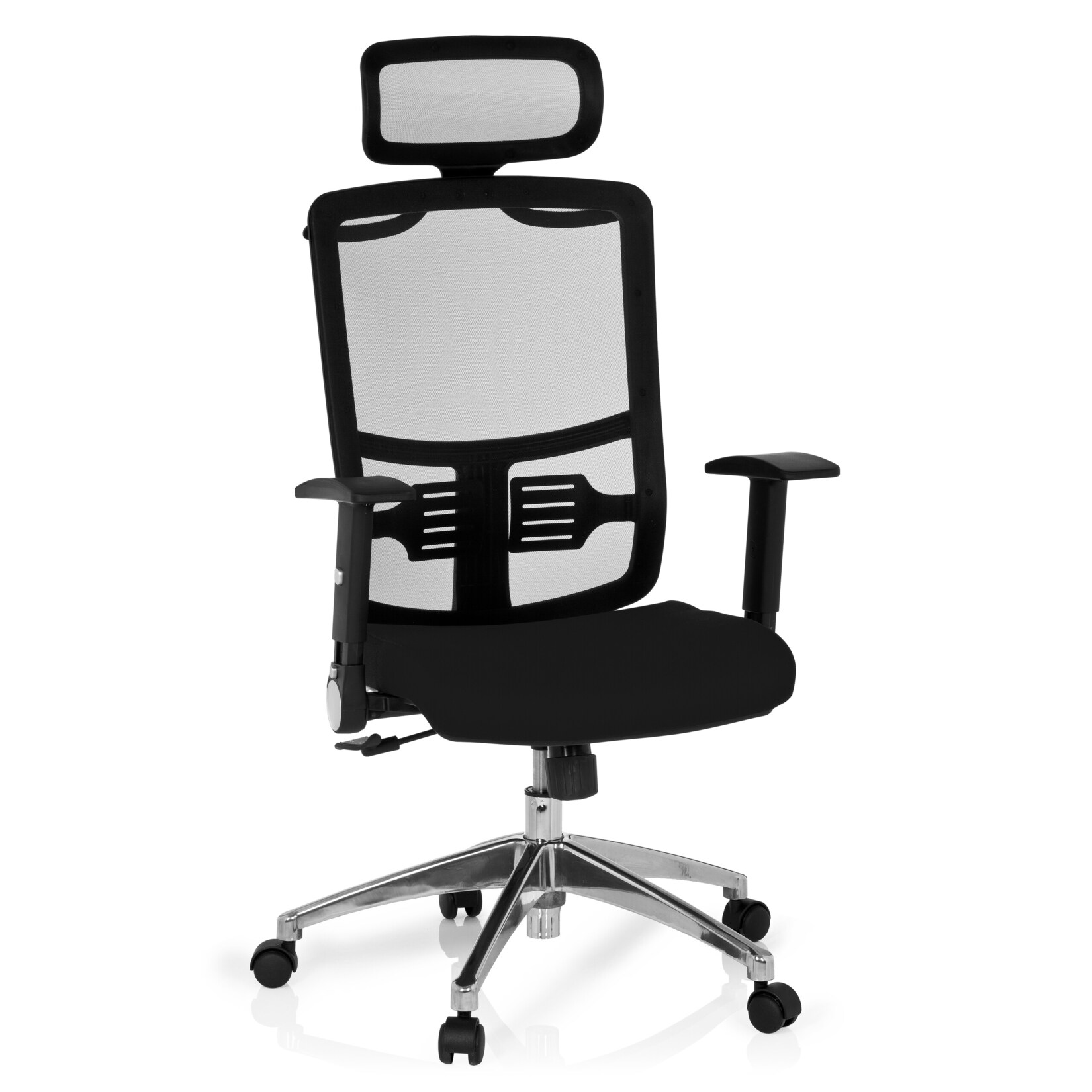 hjh OFFICE Profi Bürostuhl CAYEN Stoff mit abklappbaren Armlehnen | 04260284088507
