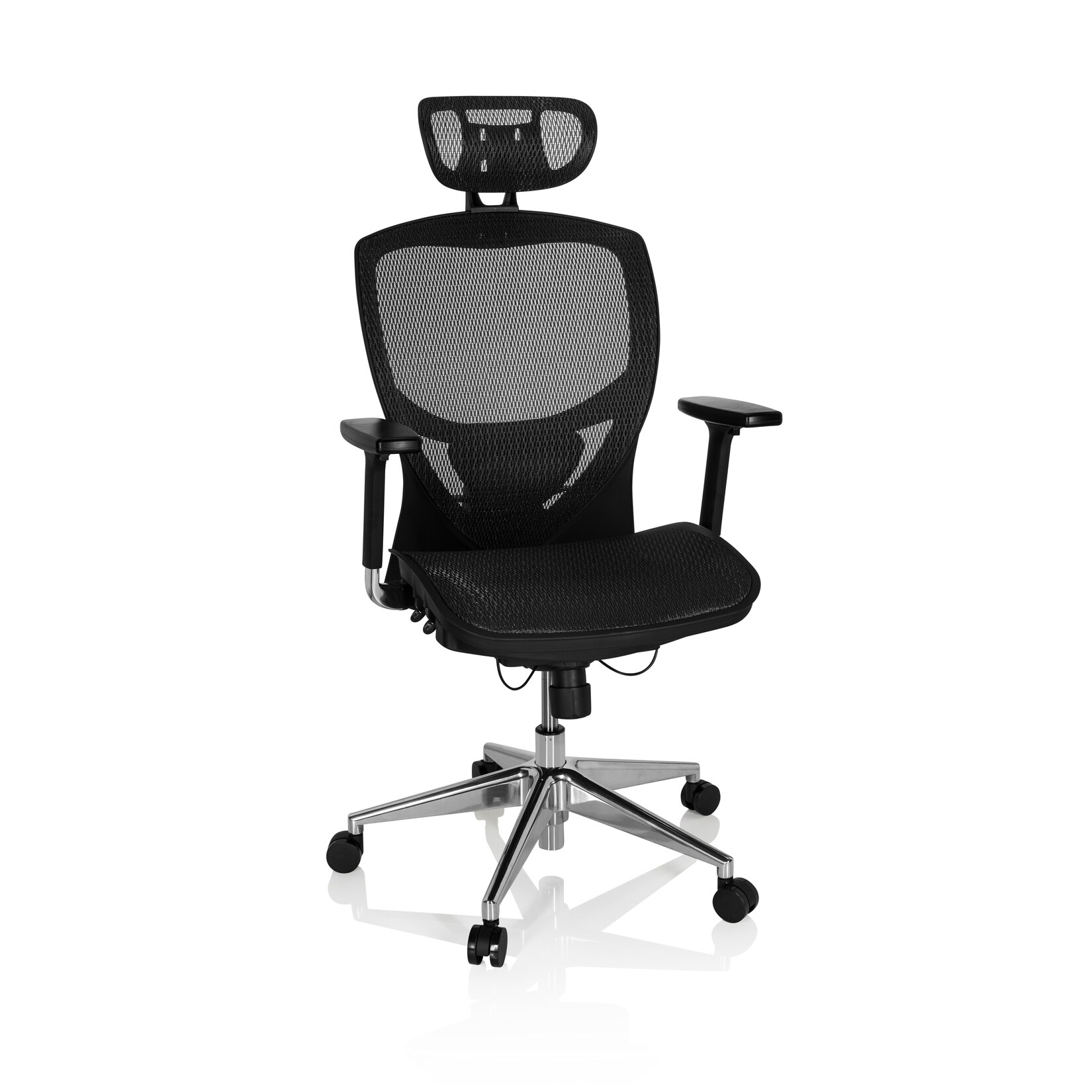 hjh OFFICE High End Bürostuhl VENUS ONE Netzstoff mit Armlehnen