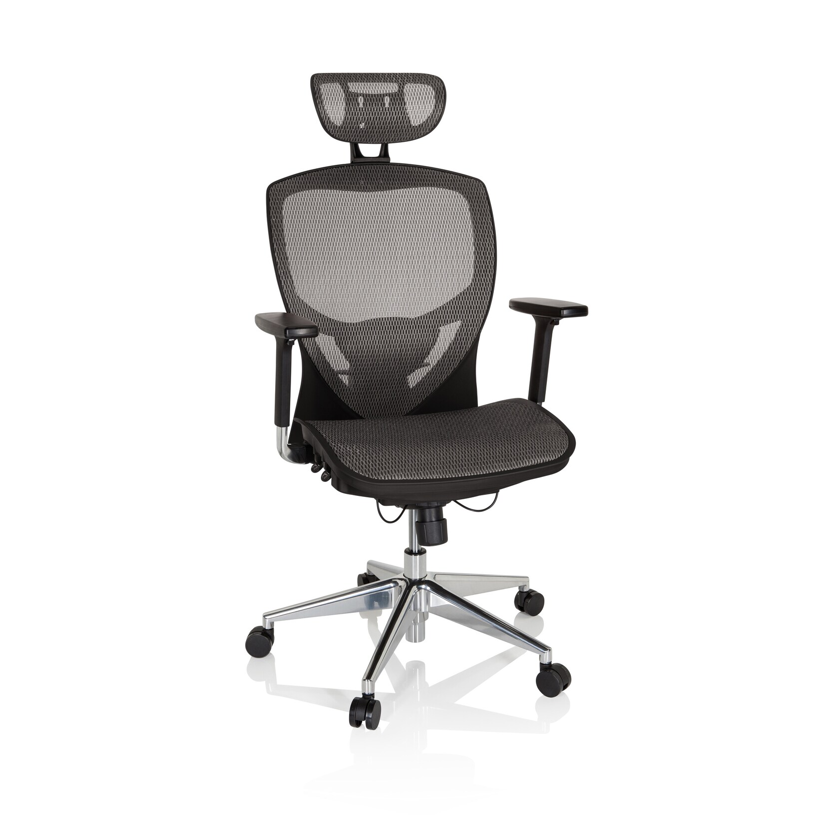 hjh OFFICE High End Bürostuhl VENUS ONE Netzstoff mit Armlehnen