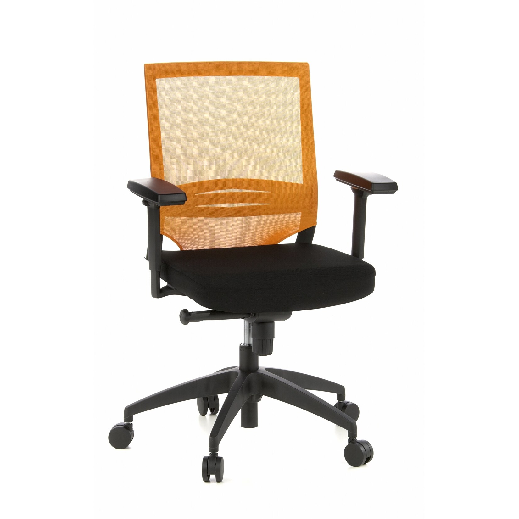 hjh OFFICE Profi Bürostuhl PORTO BASE Stoff / Netzstoff mit Armlehnen (höhenverstellbar)