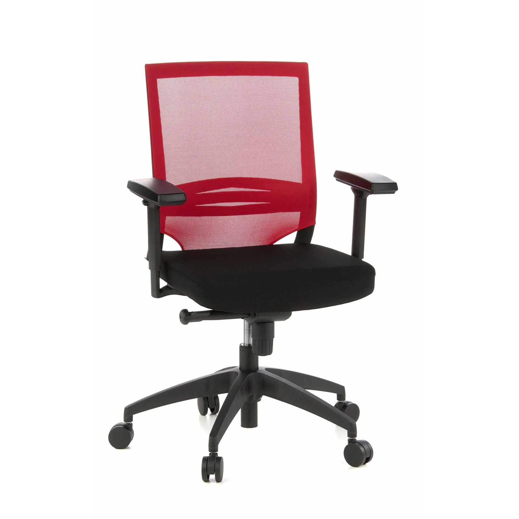 hjh OFFICE Profi Bürostuhl PORTO BASE Stoff / Netzstoff mit Armlehnen (höhenverstellbar)