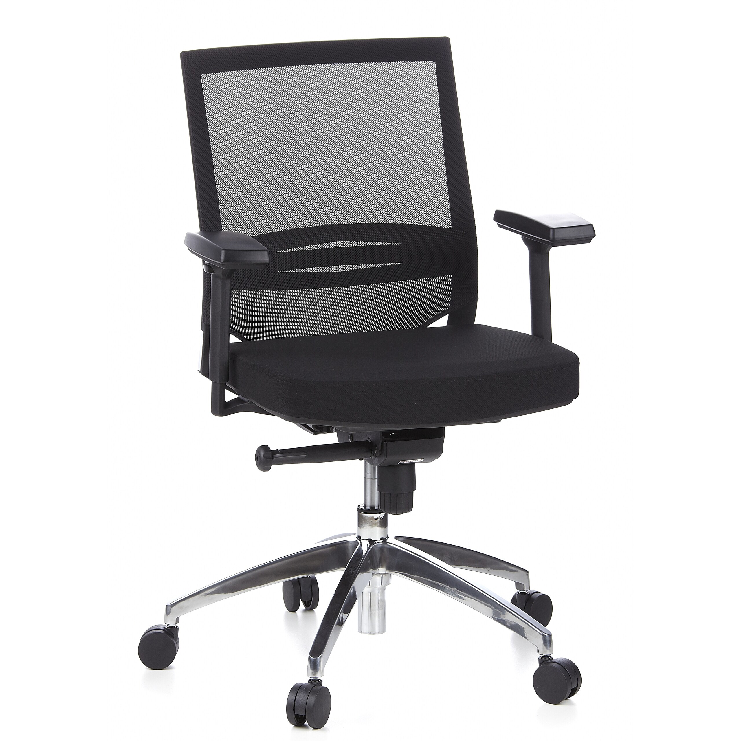 hjh OFFICE Profi B&uuml;rostuhl PORTO PRO Stoff / Netzstoff mit Armlehnen (h&ouml;henverstellbar) - Bild 1