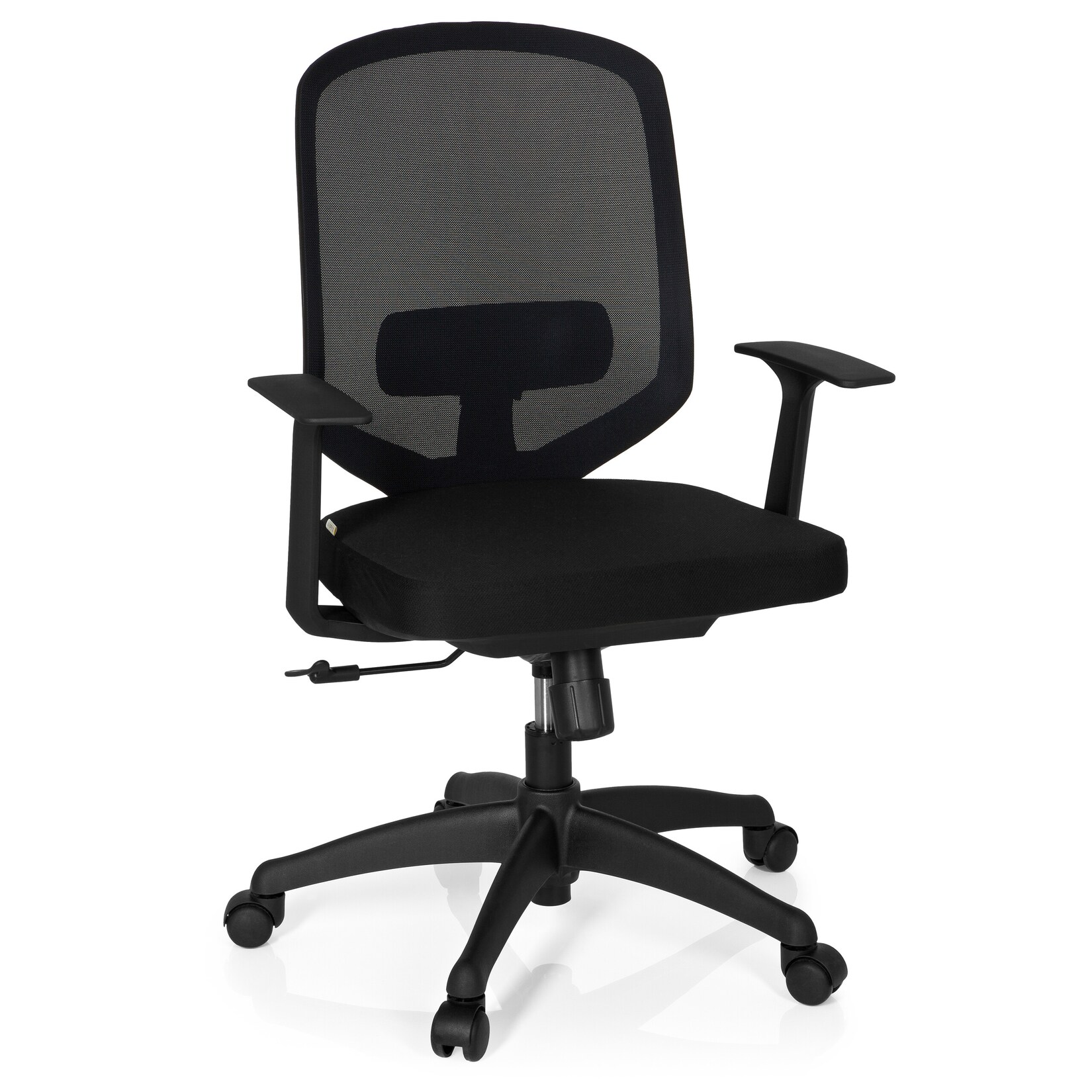 hjh OFFICE Profi Bürostuhl DELIGHT Stoff / Netzstoff mit Armlehnen | 04251084639747