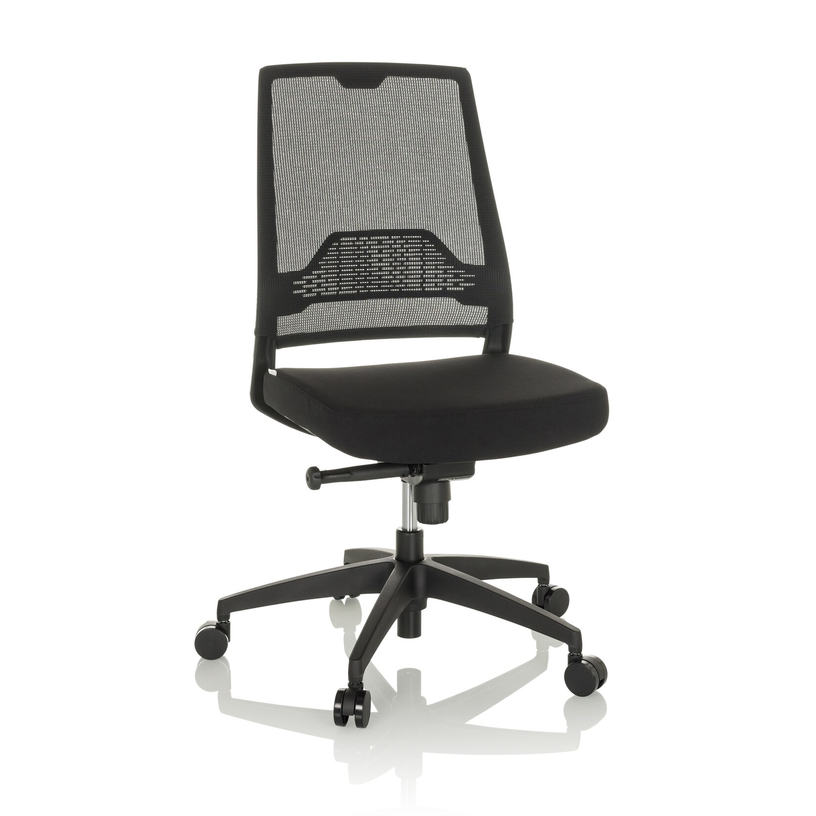 hjh OFFICE Profi Bürostuhl PORTO ECO I Stoff / Netzstoff ohne Armlehnen | 04064323036111