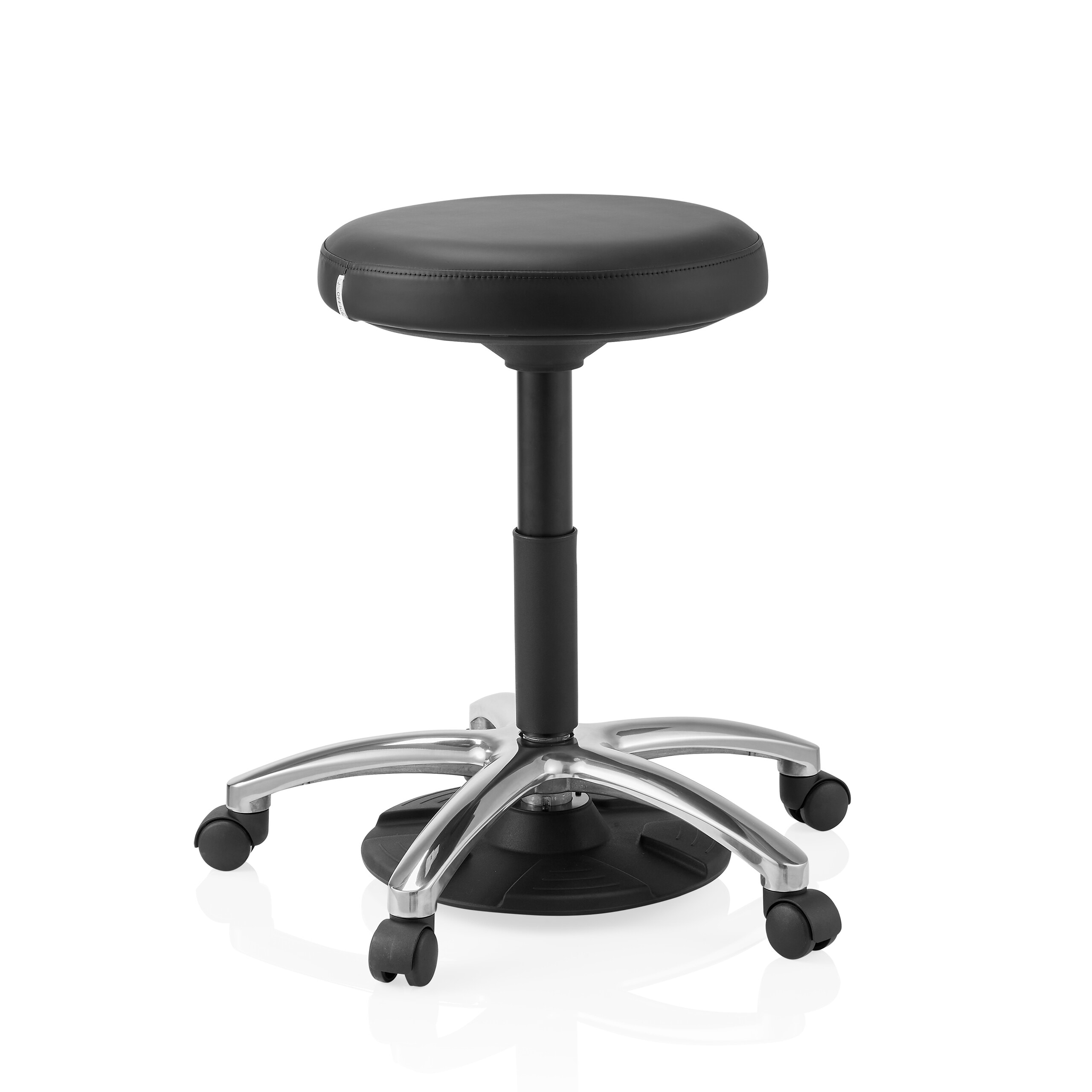 hjh OFFICE Drehhocker Operator Step Softex ohne Armlehnen - Bild 1