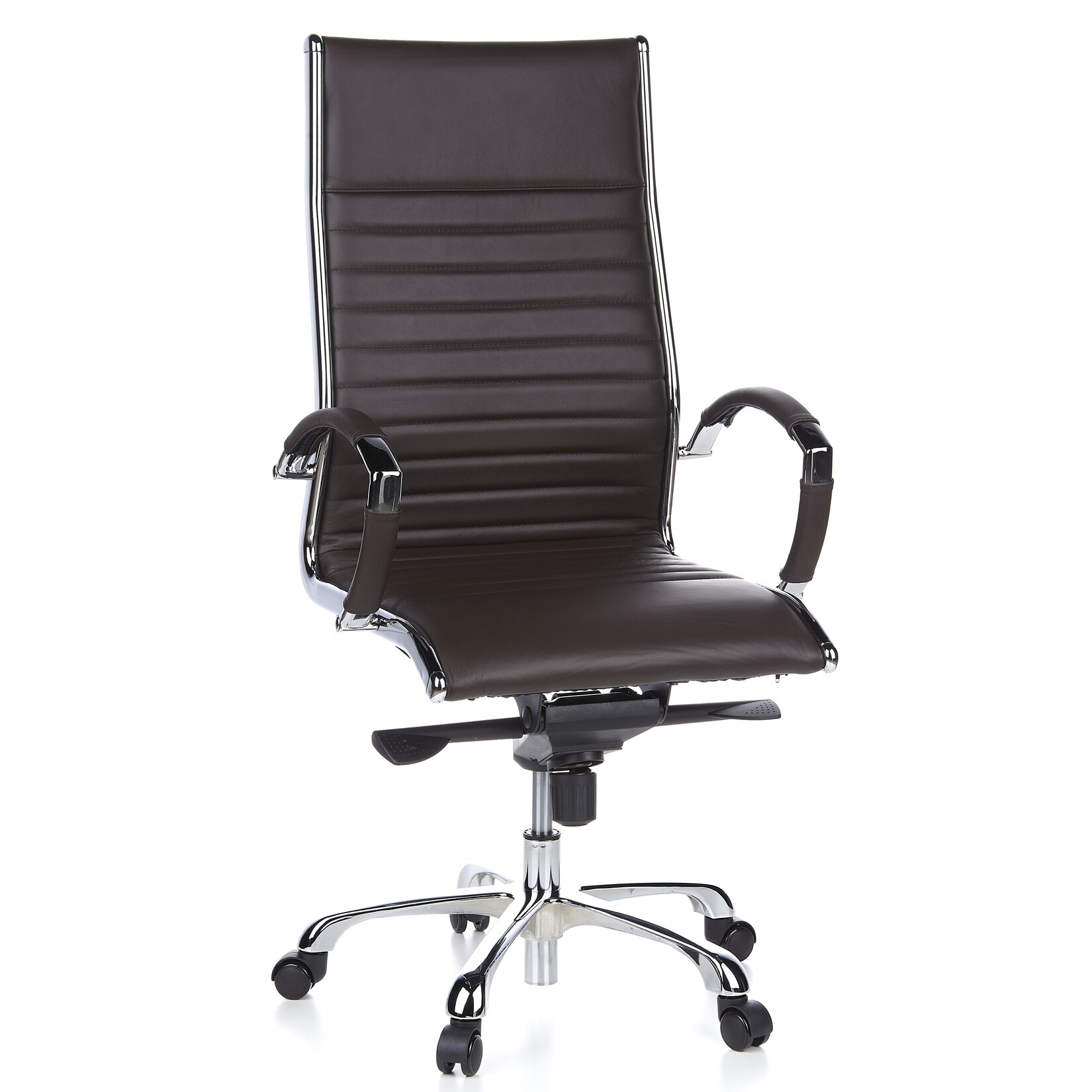 Profi Chefsessel PARMA 20 Leder mit Armlehnen hjh OFFICE
