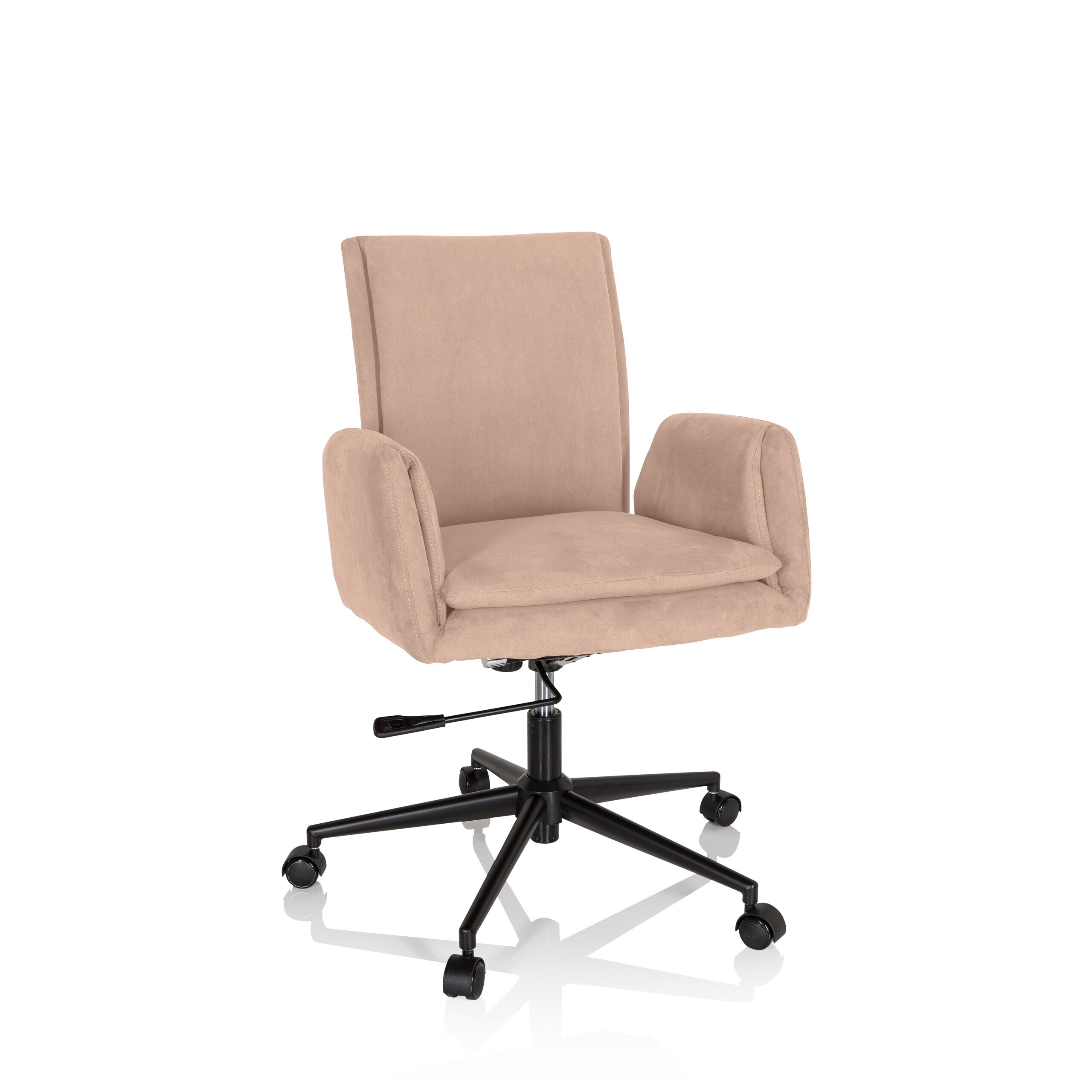 hjh OFFICE Home Office B&uuml;rostuhl FLOW PRO Stoff mit Armlehnen - Bild 1