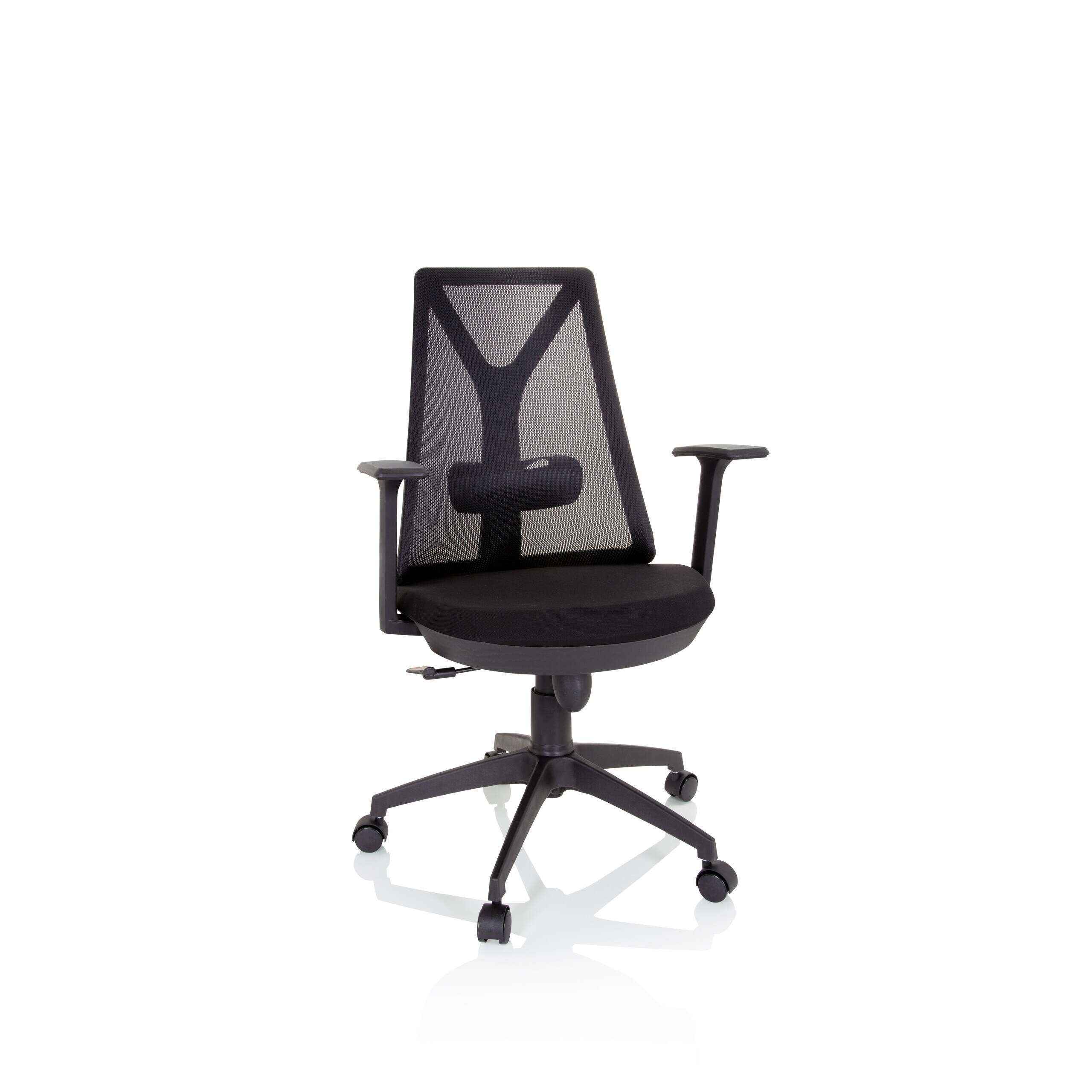 hjh OFFICE Home Office B&uuml;rostuhl FALUN BASIC Stoff / Netzstoff mit Armlehnen - Bild 1